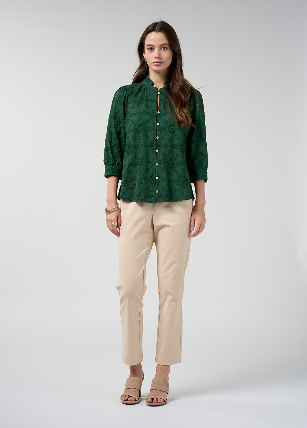 Loobies Story Asmita Shirt Jungle Green