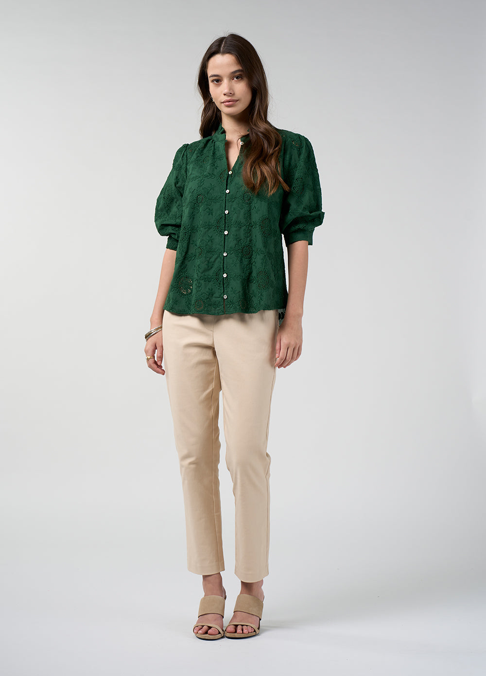 Loobies Story Asmita Shirt Jungle Green