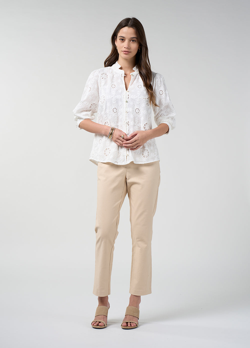 Loobies Story Asmita Shirt Silk White