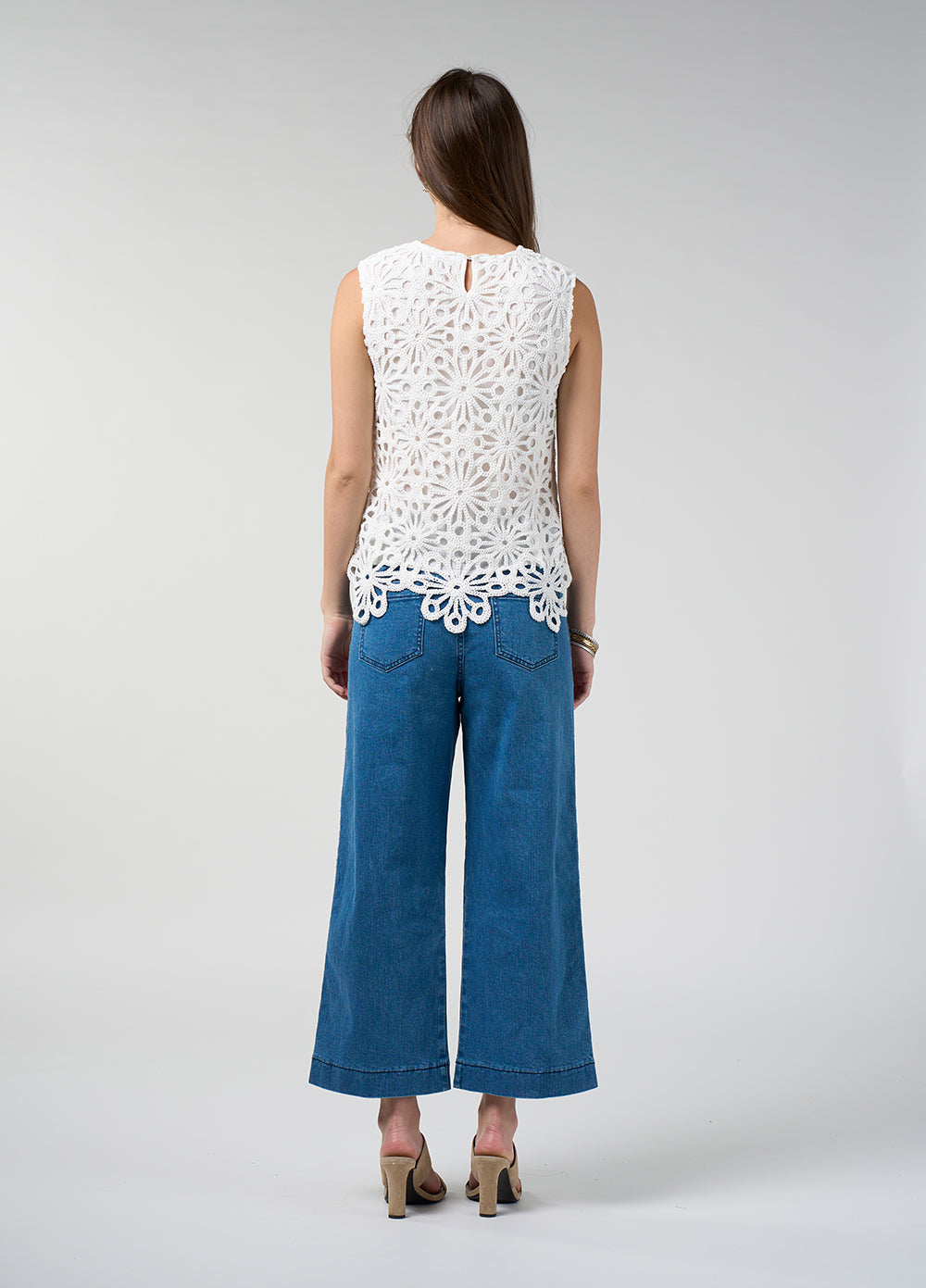 Loobies Story Meera Top Silk White