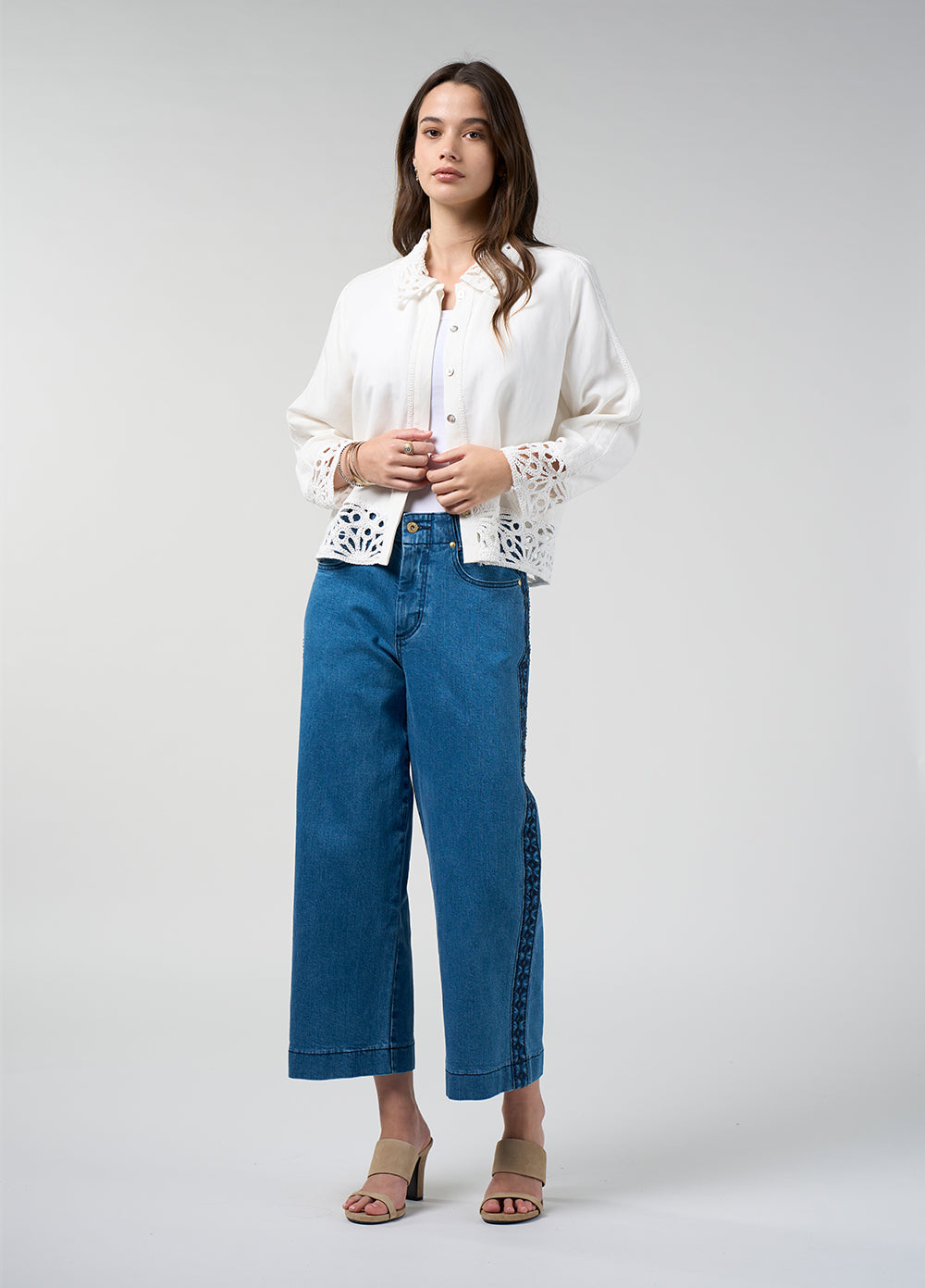 Loobies Story Meera Jacket Silk White