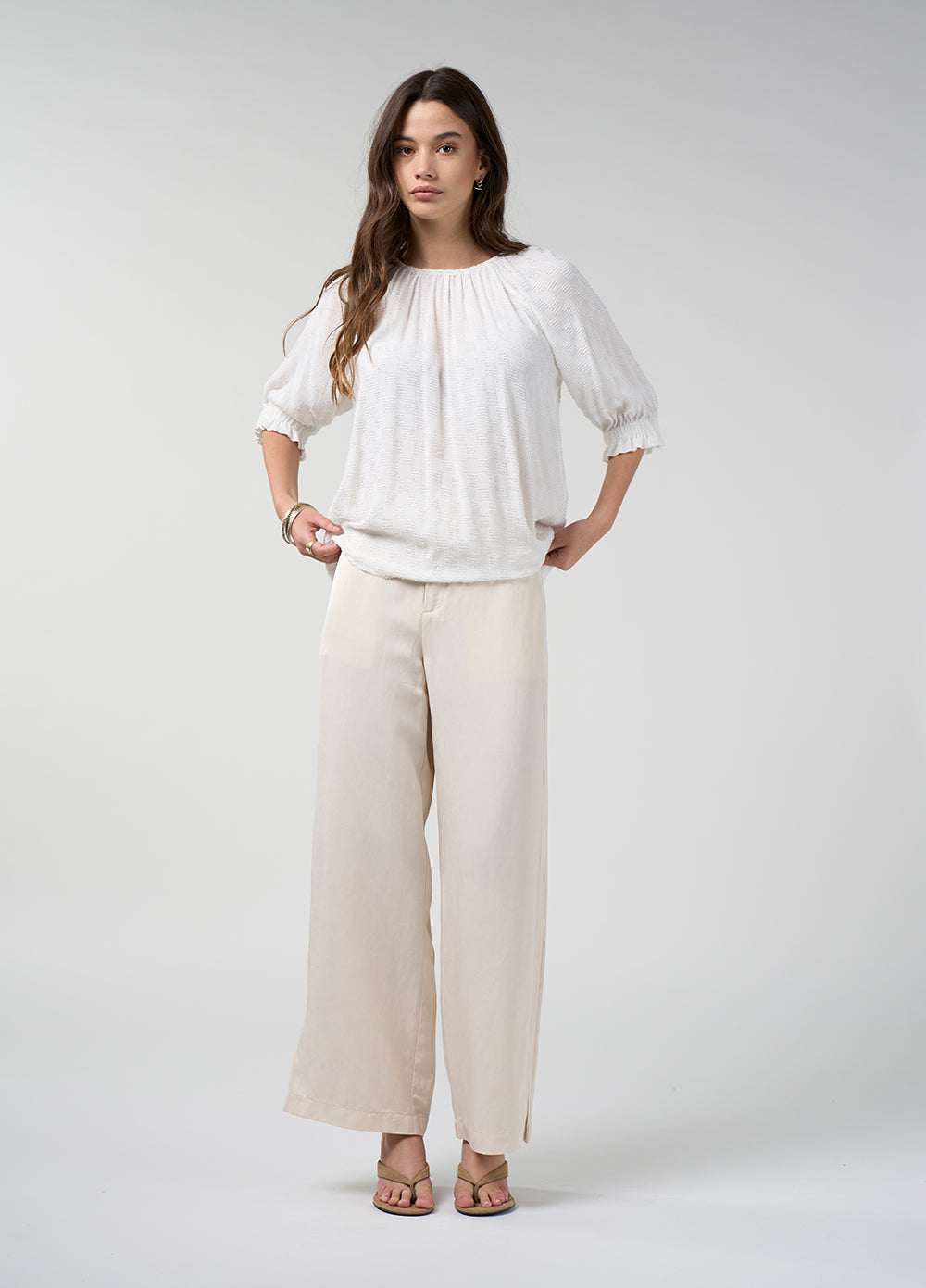 Loobie's Story Vanya Top- Silk White