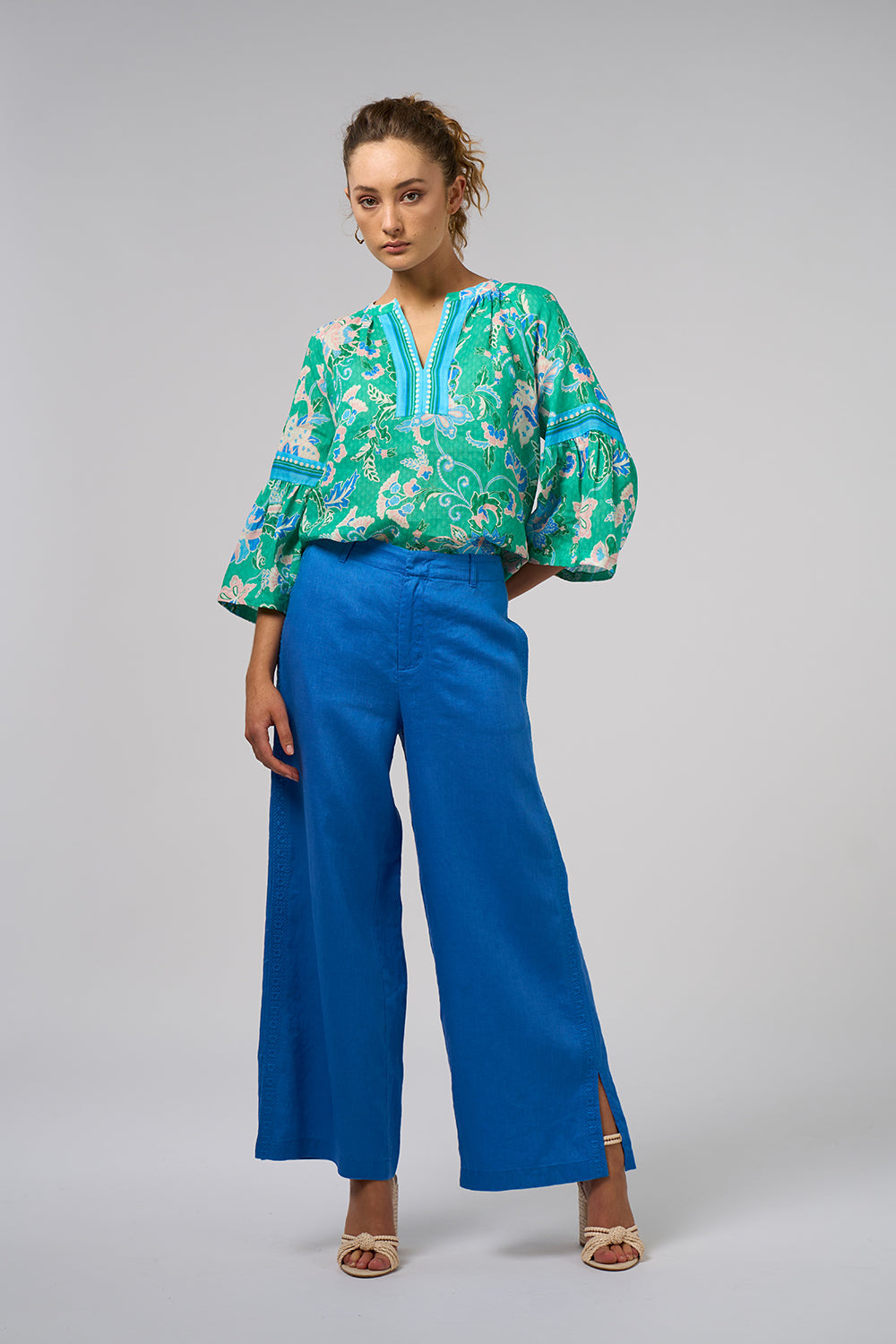 Loobies Story Firefly Pant Corfu Blue