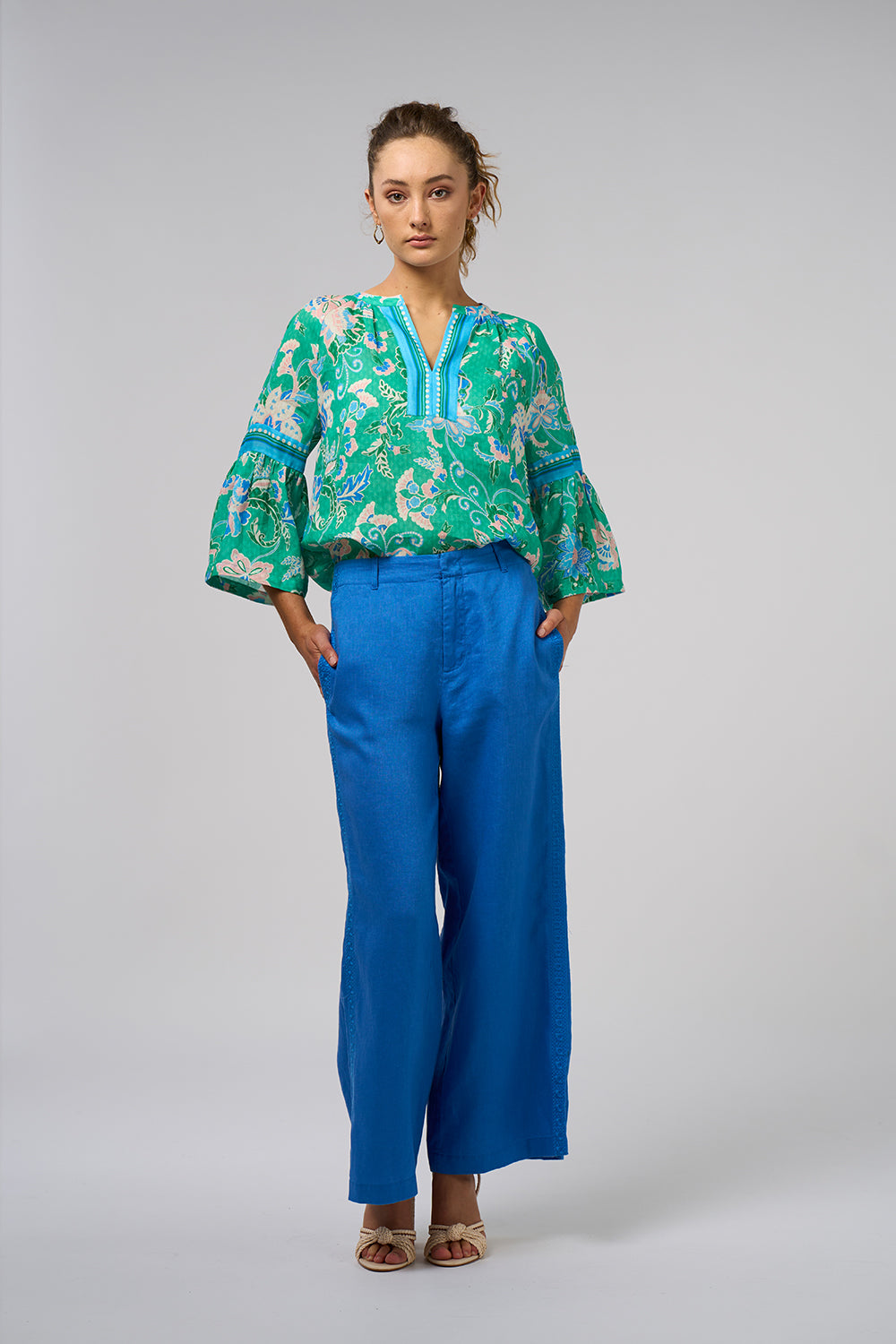 Loobies Story Samara Blouse Emerald