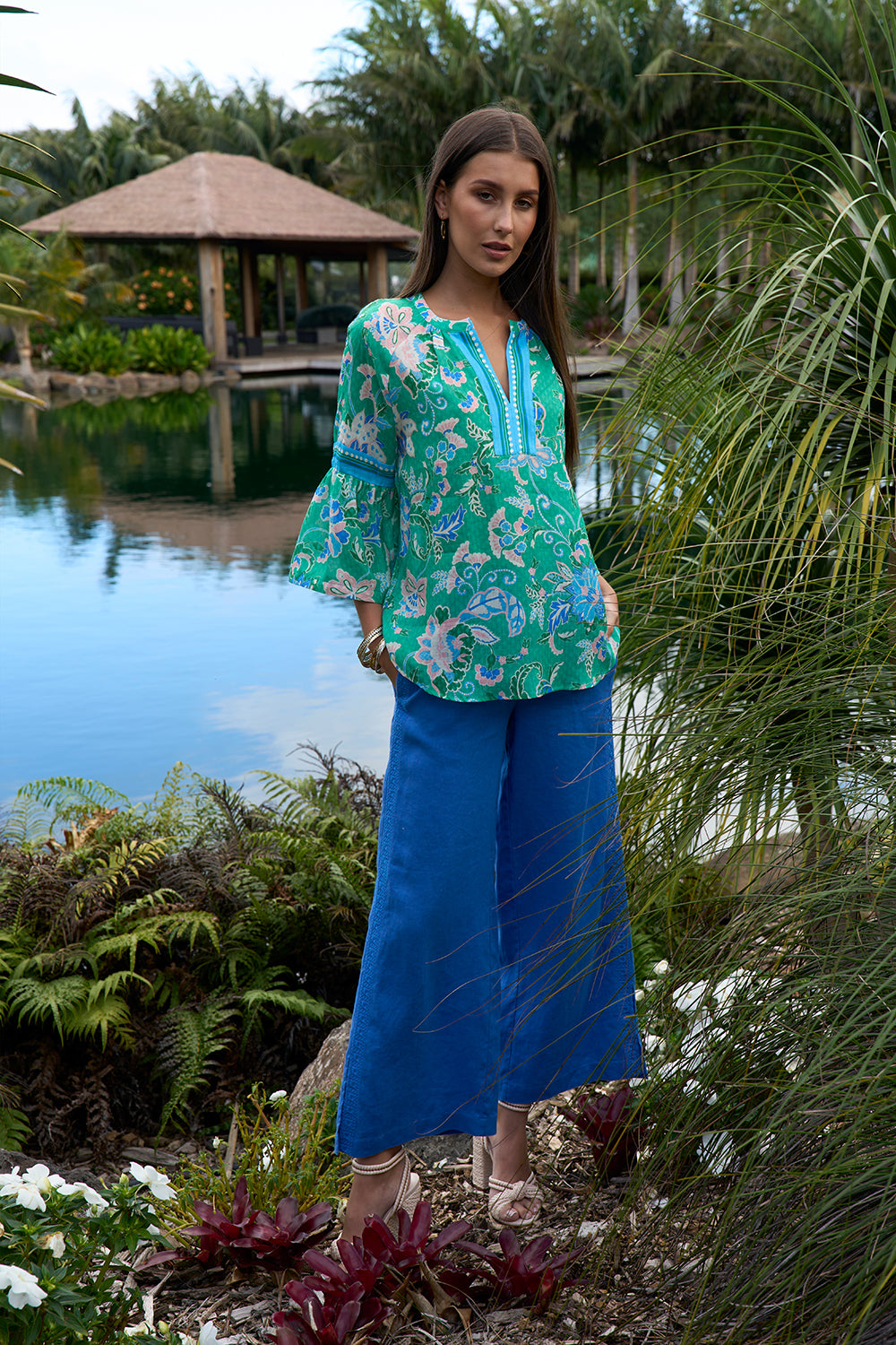 Loobies Story Firefly Pant Corfu Blue