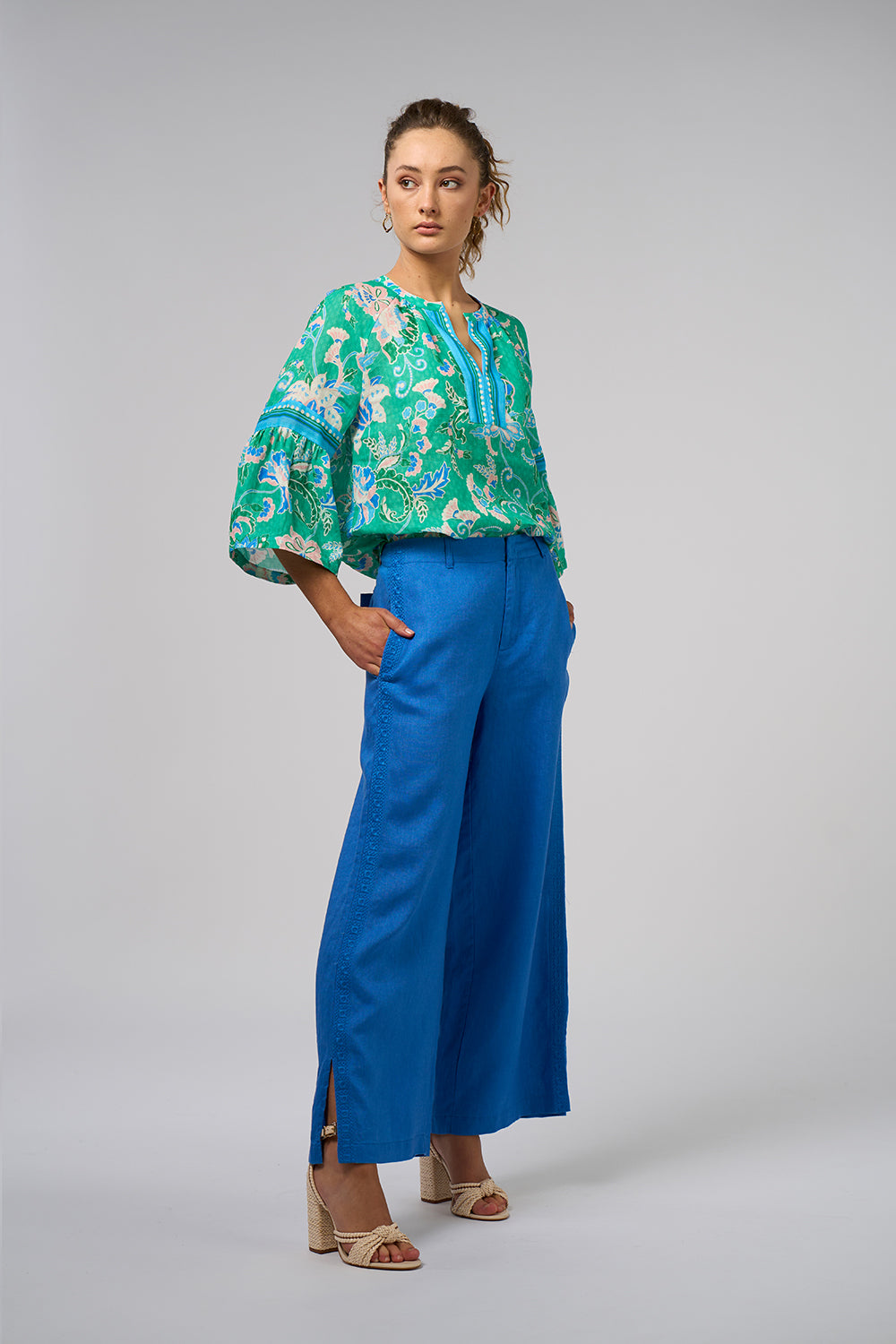 Loobies Story Firefly Pant Corfu Blue