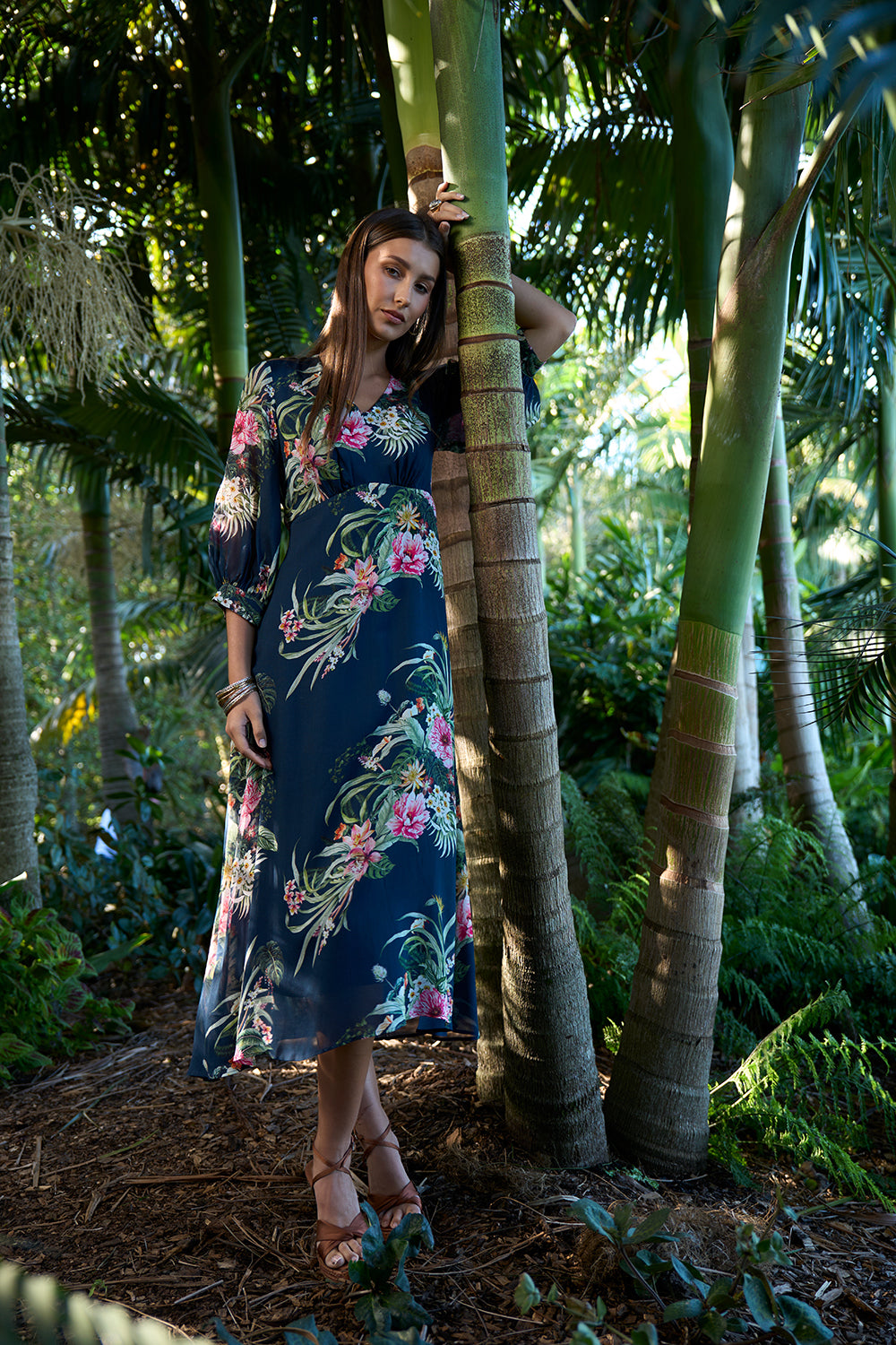 Loobies Story Ayana Midi Dress Indigo
