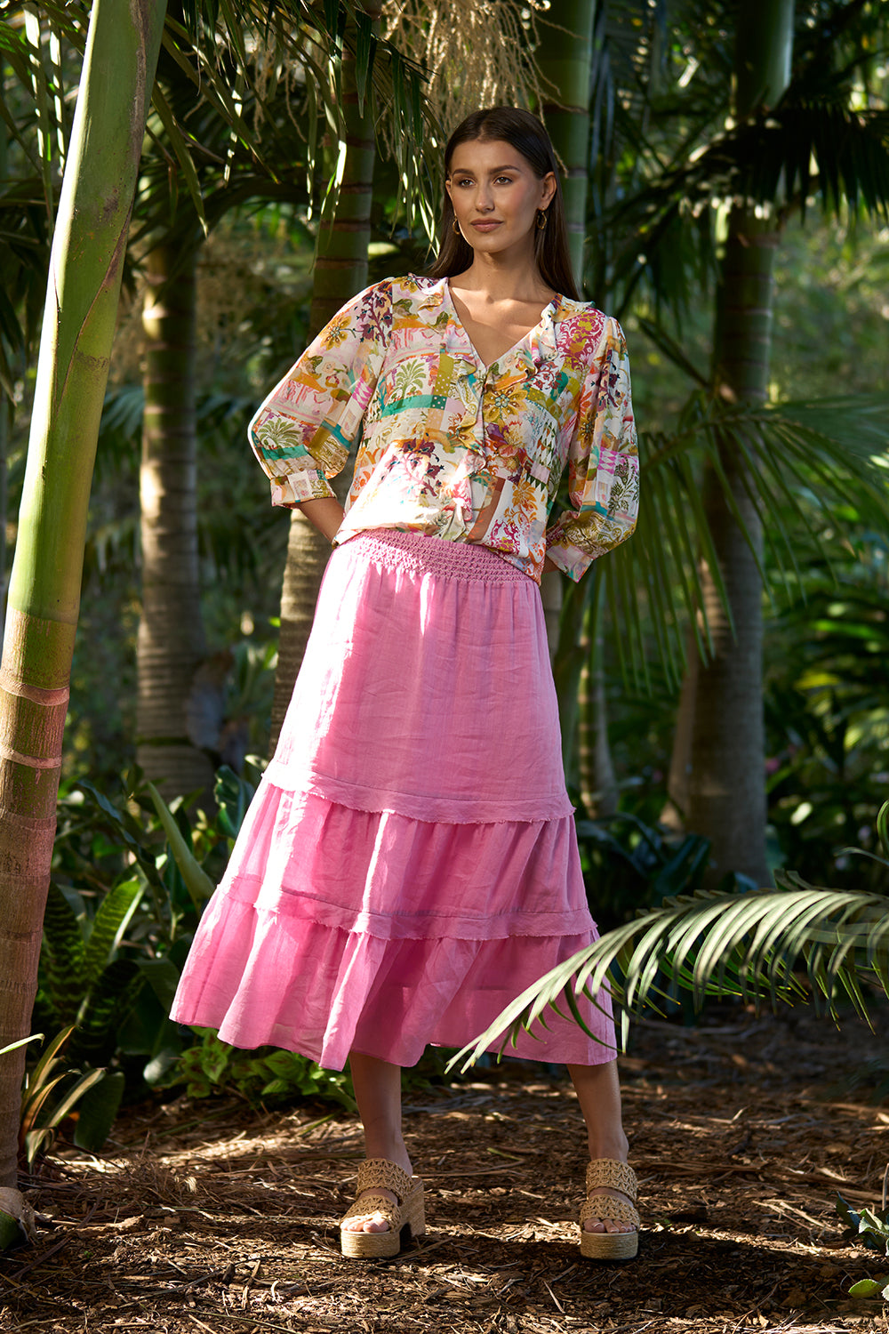 Loobies Story Waterlily Skirt Jungle Sherbet