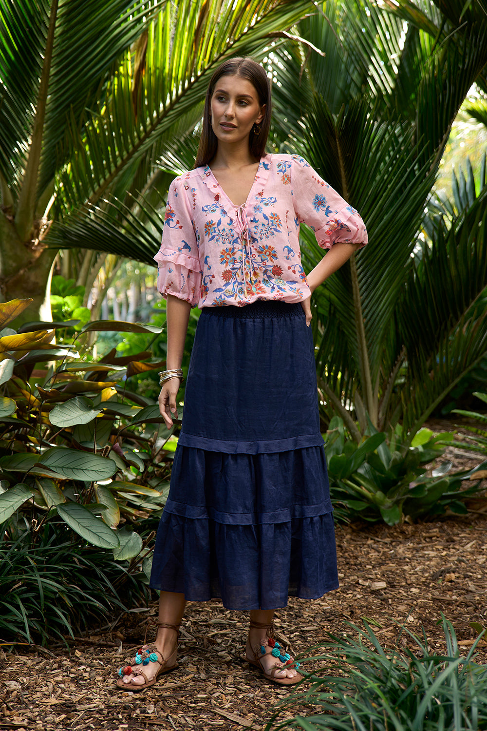 Loobies Story Waterlily Skirt Indigo