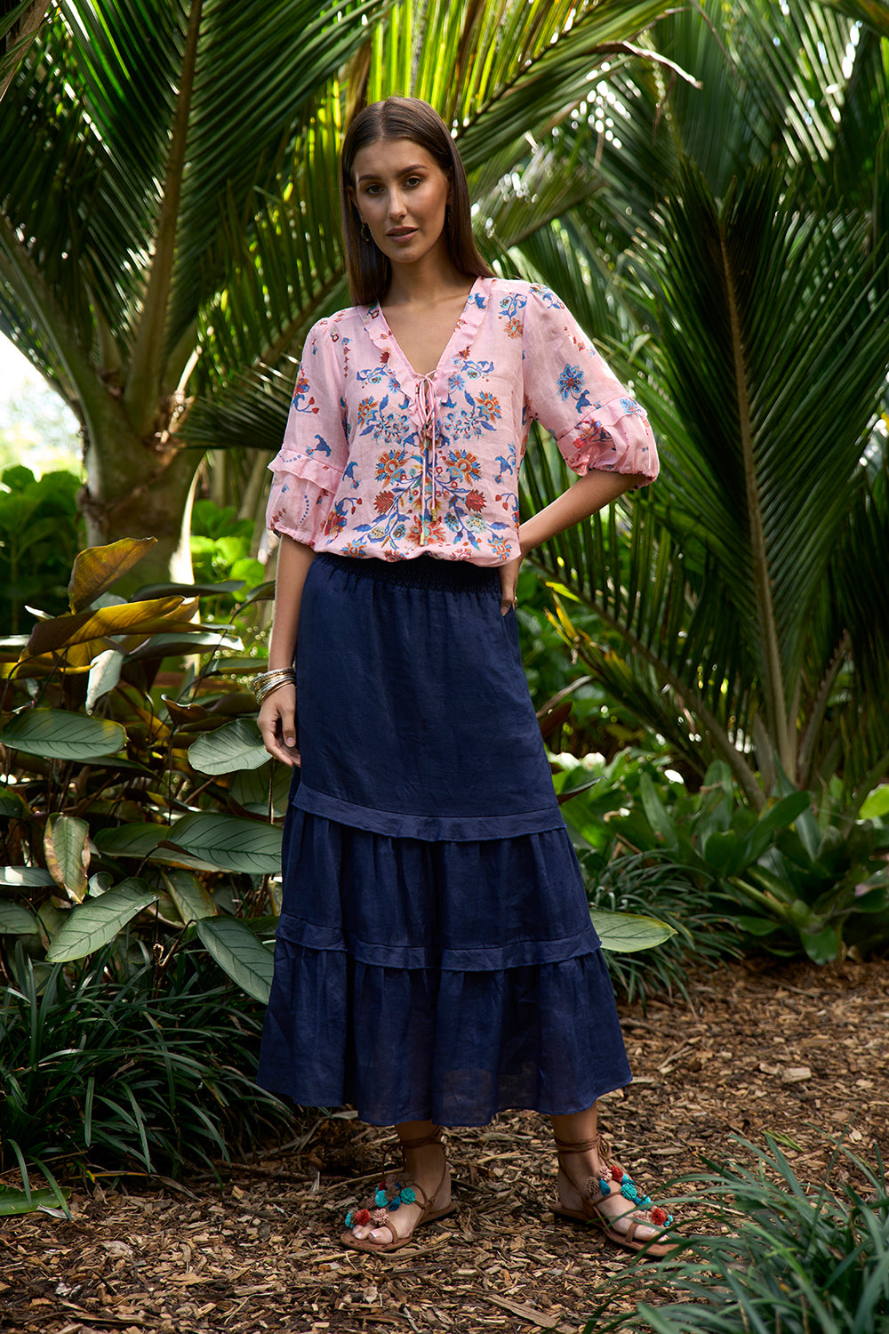 Loobies Story Waterlily Skirt Indigo
