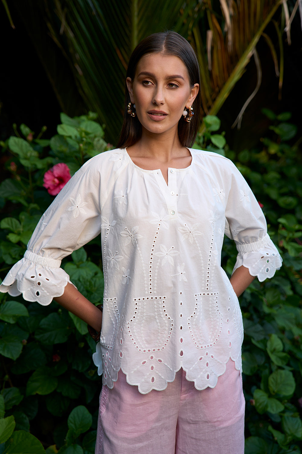 Loobies Story Dragonfly Top White
