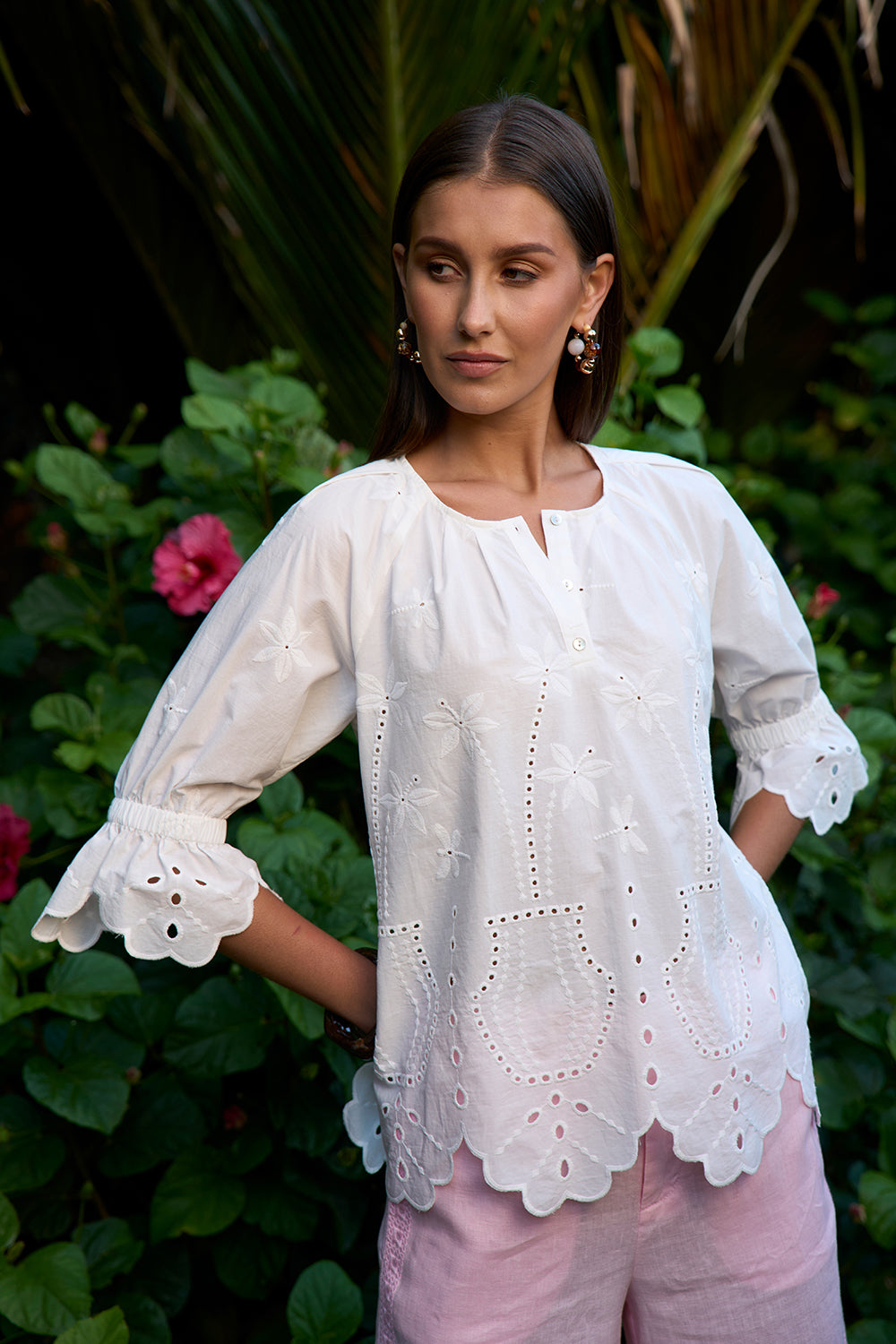 Loobies Story Dragonfly Top White