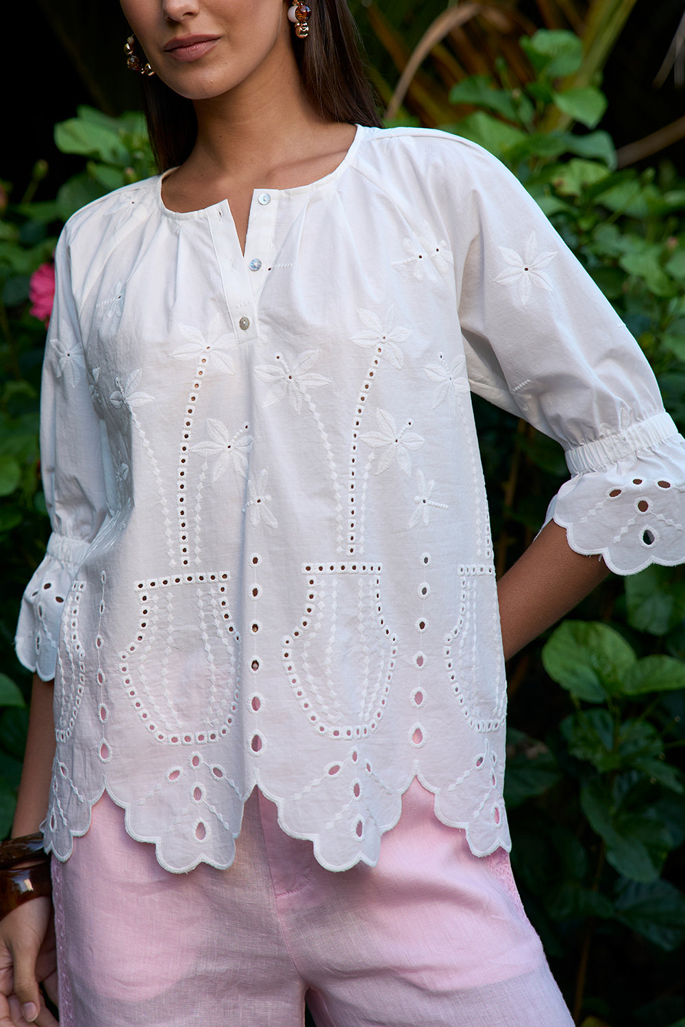 Loobies Story Dragonfly Top White