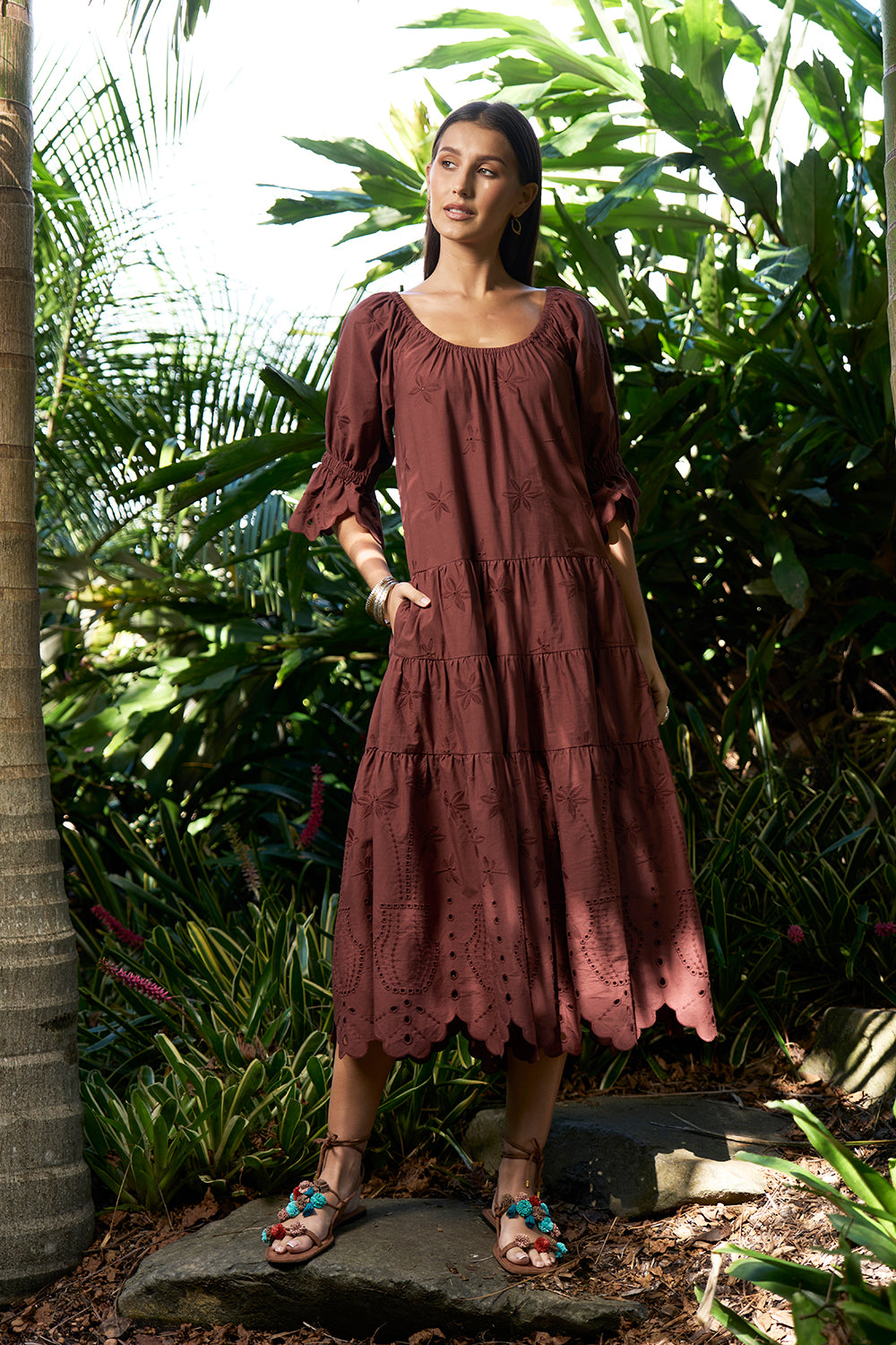 Loobies Story Dragonfly Dress Espresso