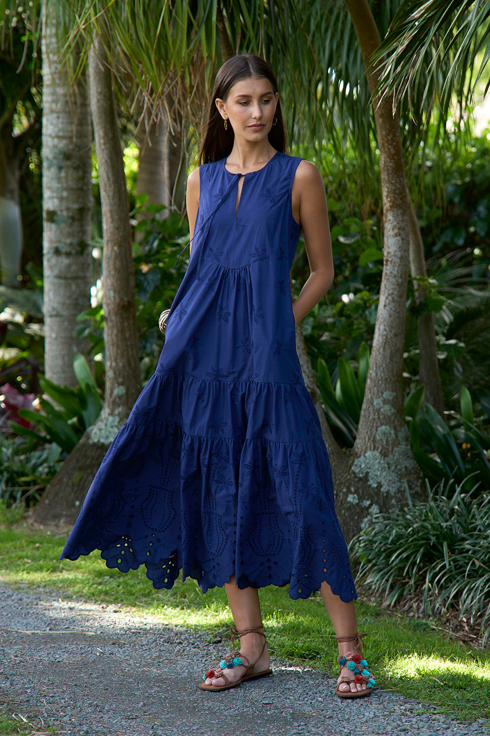 Loobies Story Dragonfly Midi Dress Ink