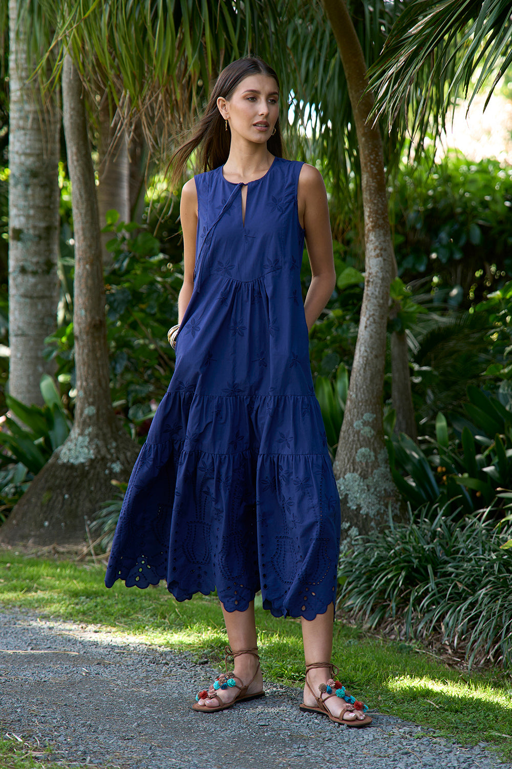 Loobies Story Dragonfly Midi Dress Ink