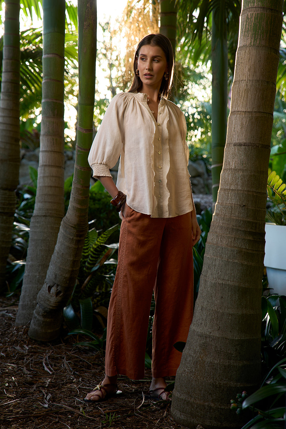 Loobies Story Waterlily Shirt Bone