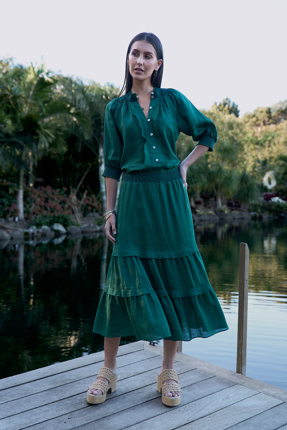 Loobies Story Waterlily Skirt Jungle Green