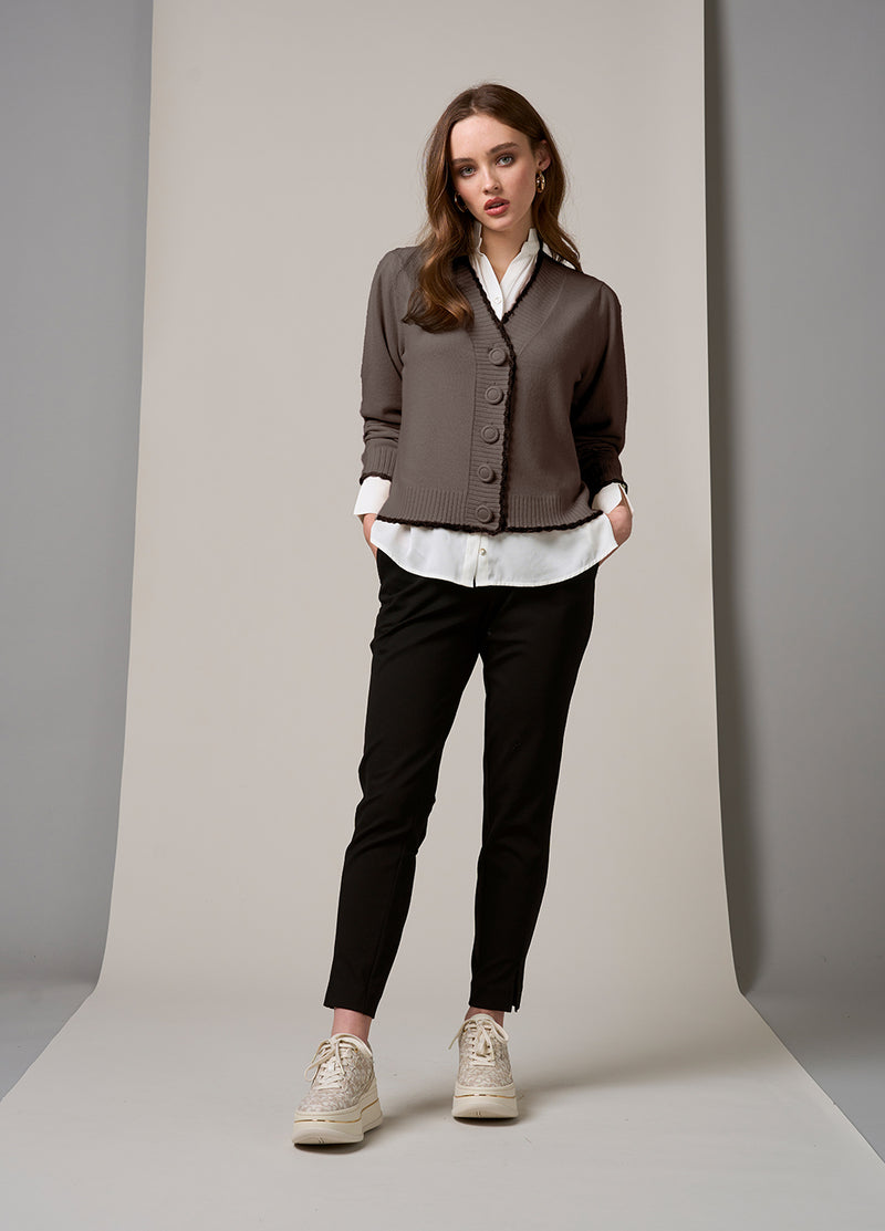 Loobies Story Rosalind Cardi-Walnut