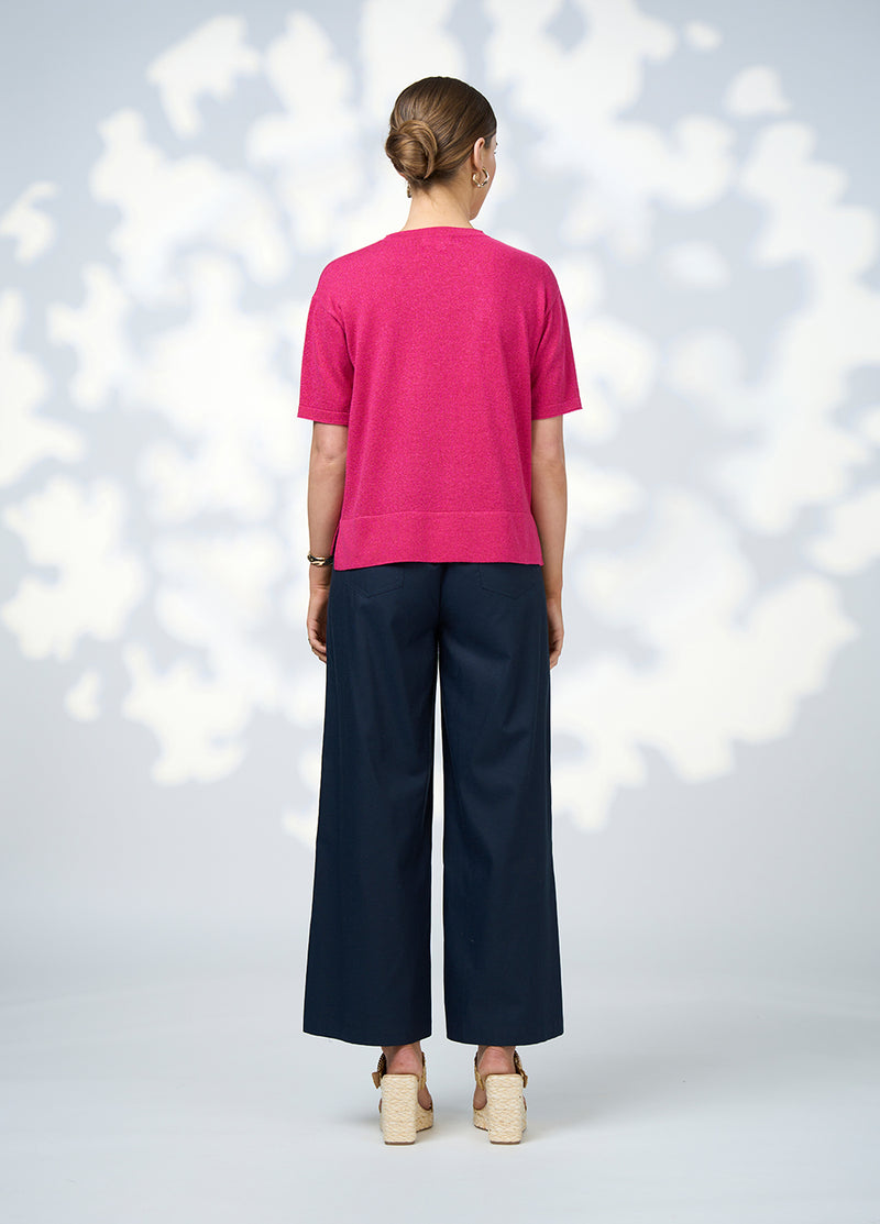 Loobies Story Mica Tee - Fuchsia