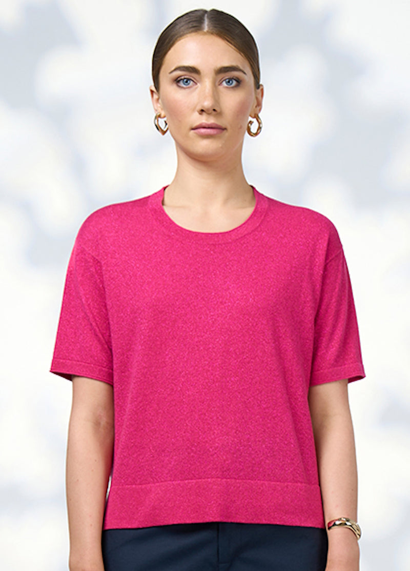 Loobies Story Mica Tee - Fuchsia