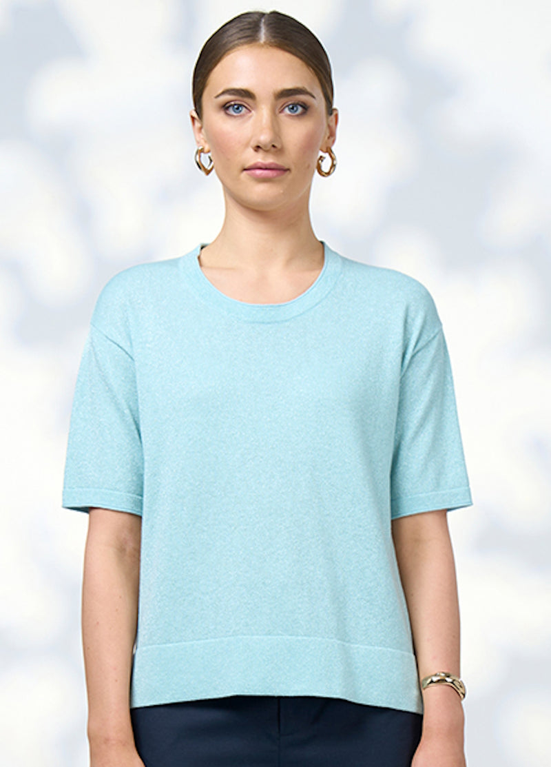 Loobies Story Mica Tee - Tiffany Blue