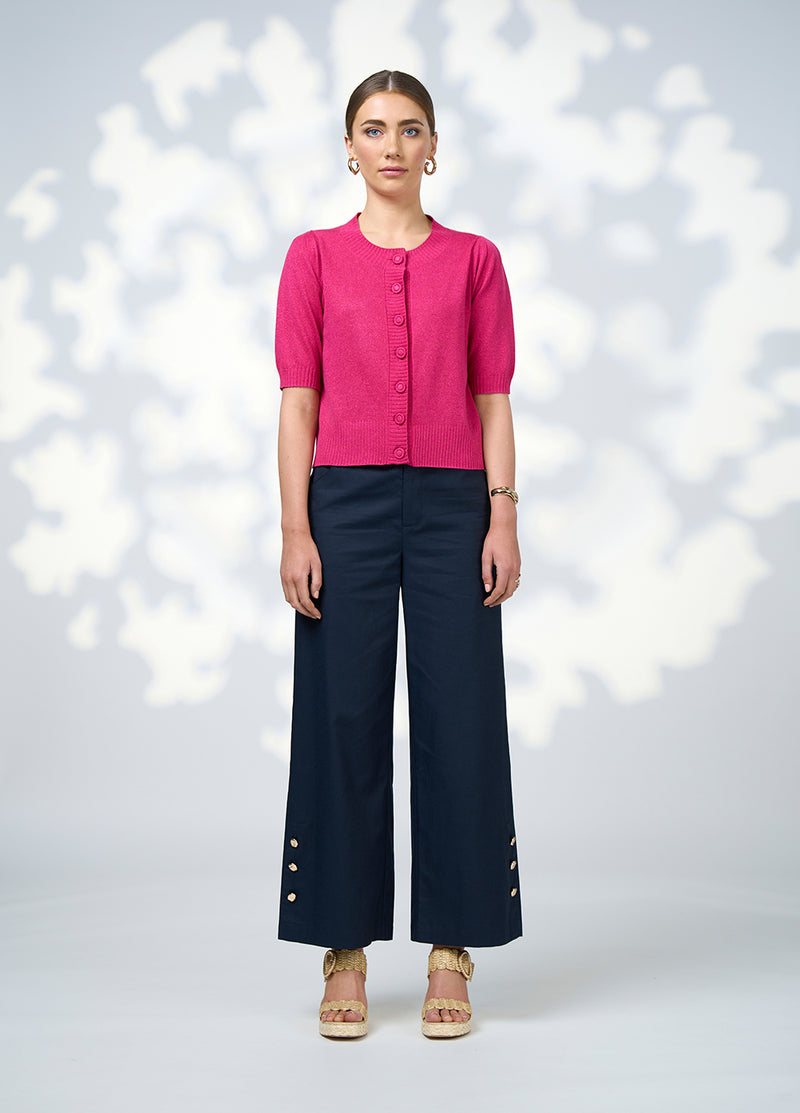 Loobies Story Mica Cardi - Fuchsia