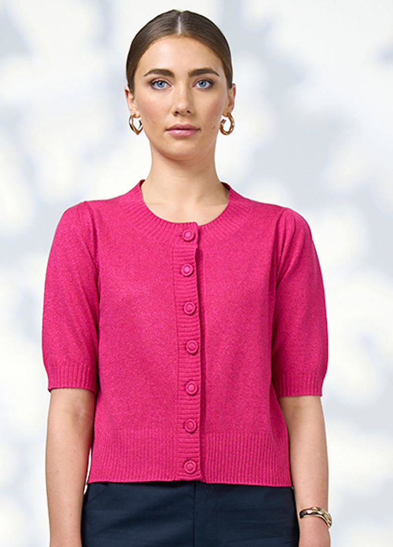 Loobies Story Mica Cardi - Fuchsia