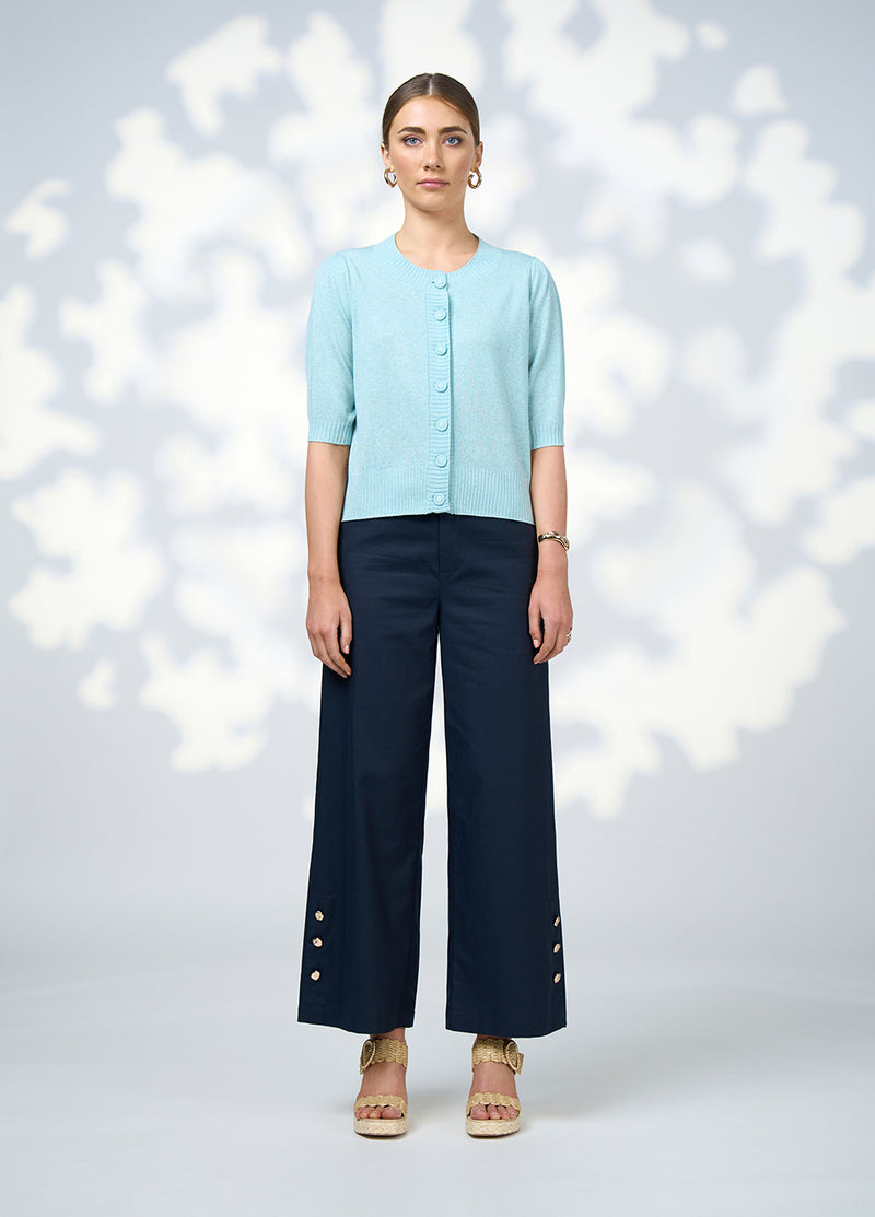 Loobies Story Mica Cardi - Tiffany Blue