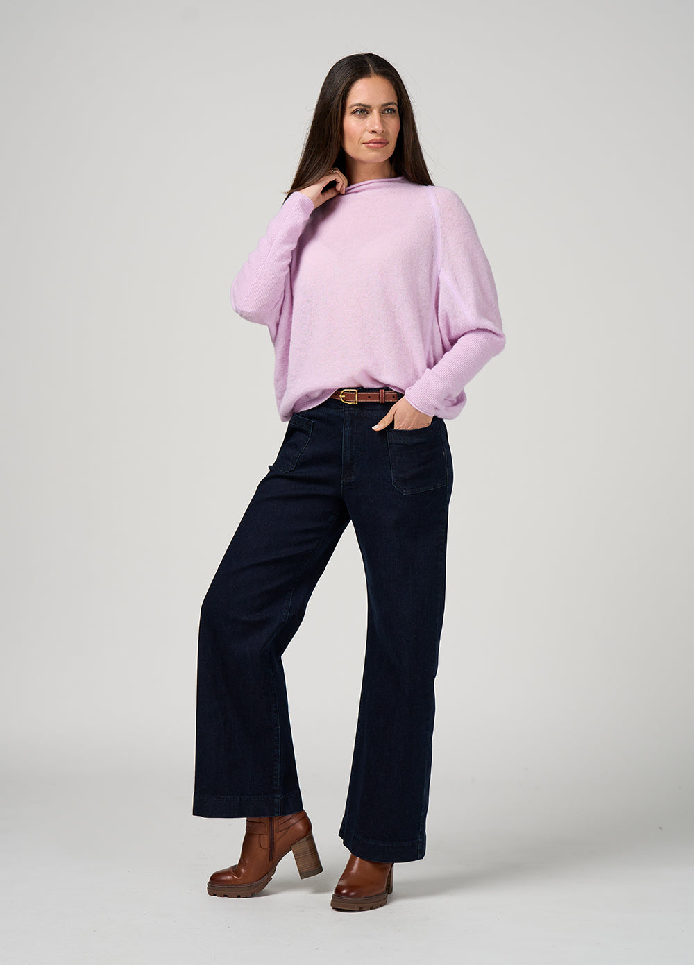Loobies Story Astoria Batwing Sweater - Lilac