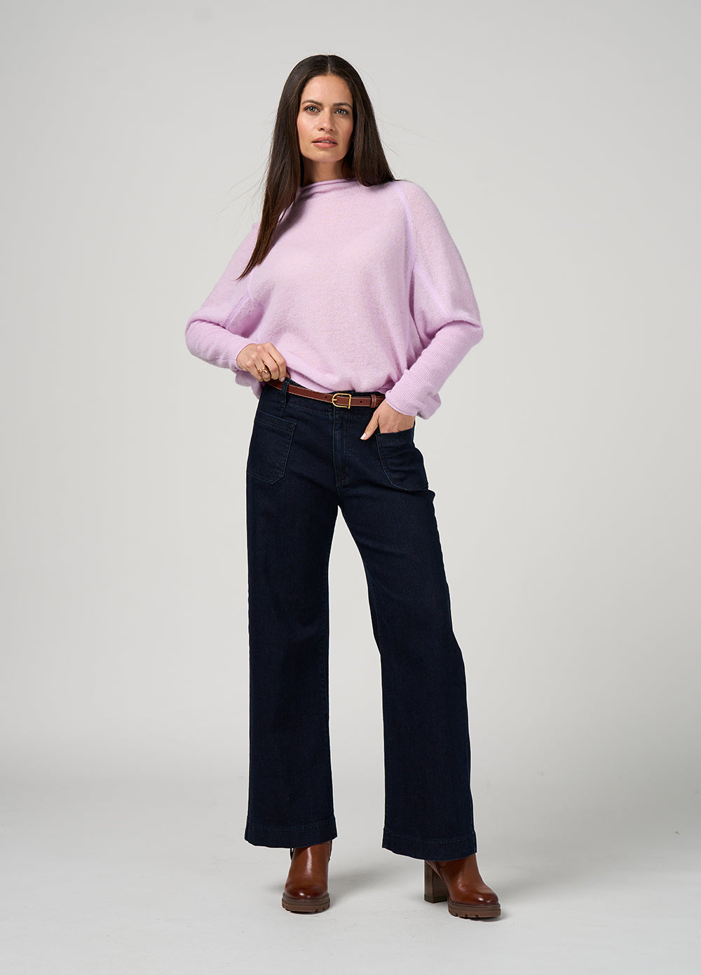 Loobies Story Astoria Batwing Sweater - Lilac