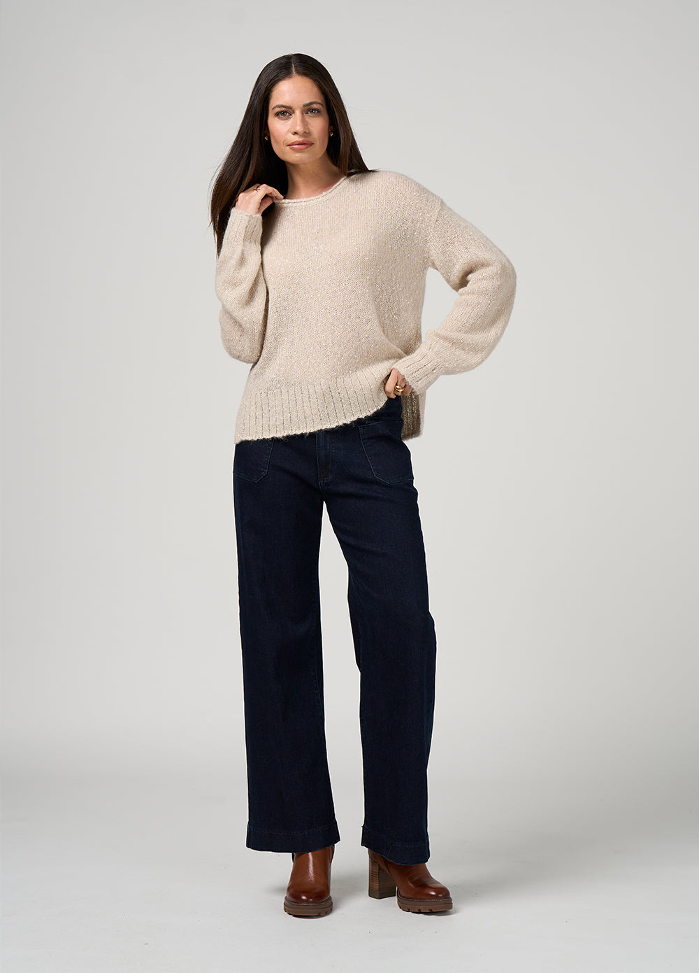 Loobies Story Ritz Sweater Oyster