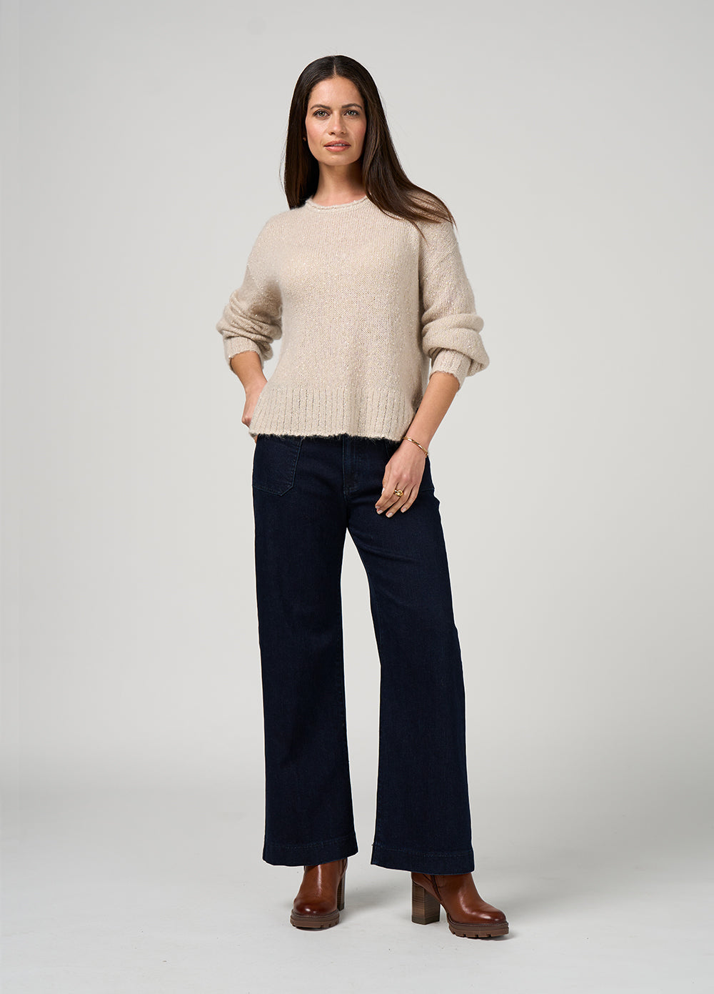 Loobies Story Ritz Sweater Oyster