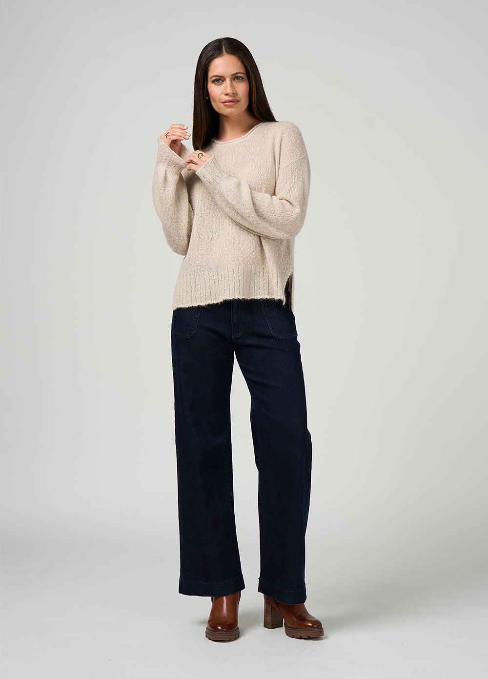 Loobies Story Ritz Sweater Oyster