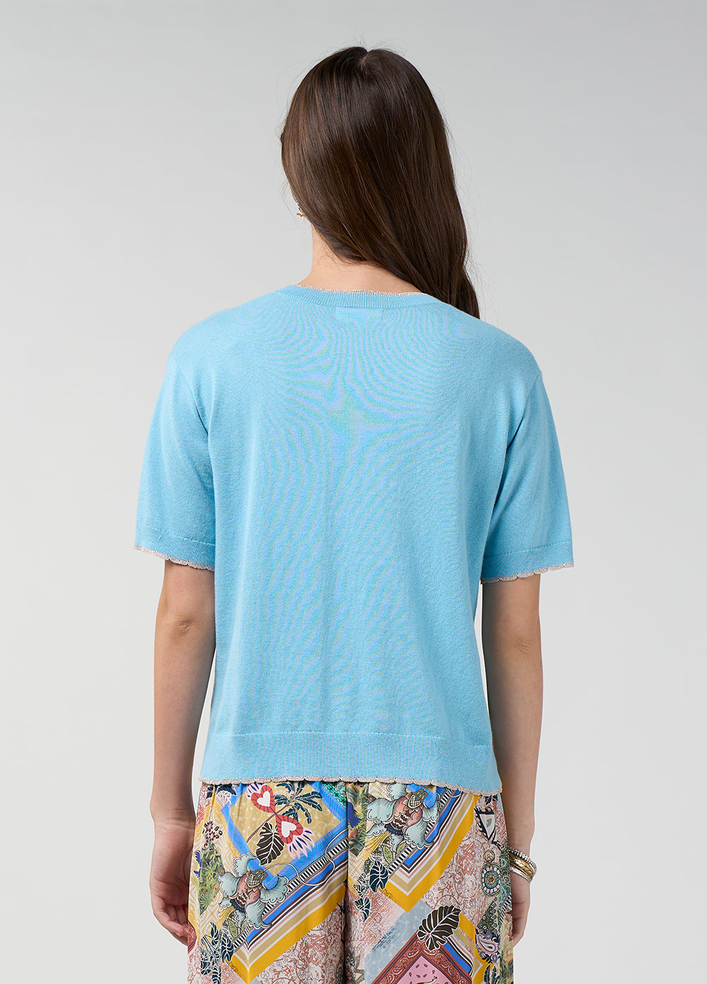 Loobies Story Maha Tee- Tiffany Blue