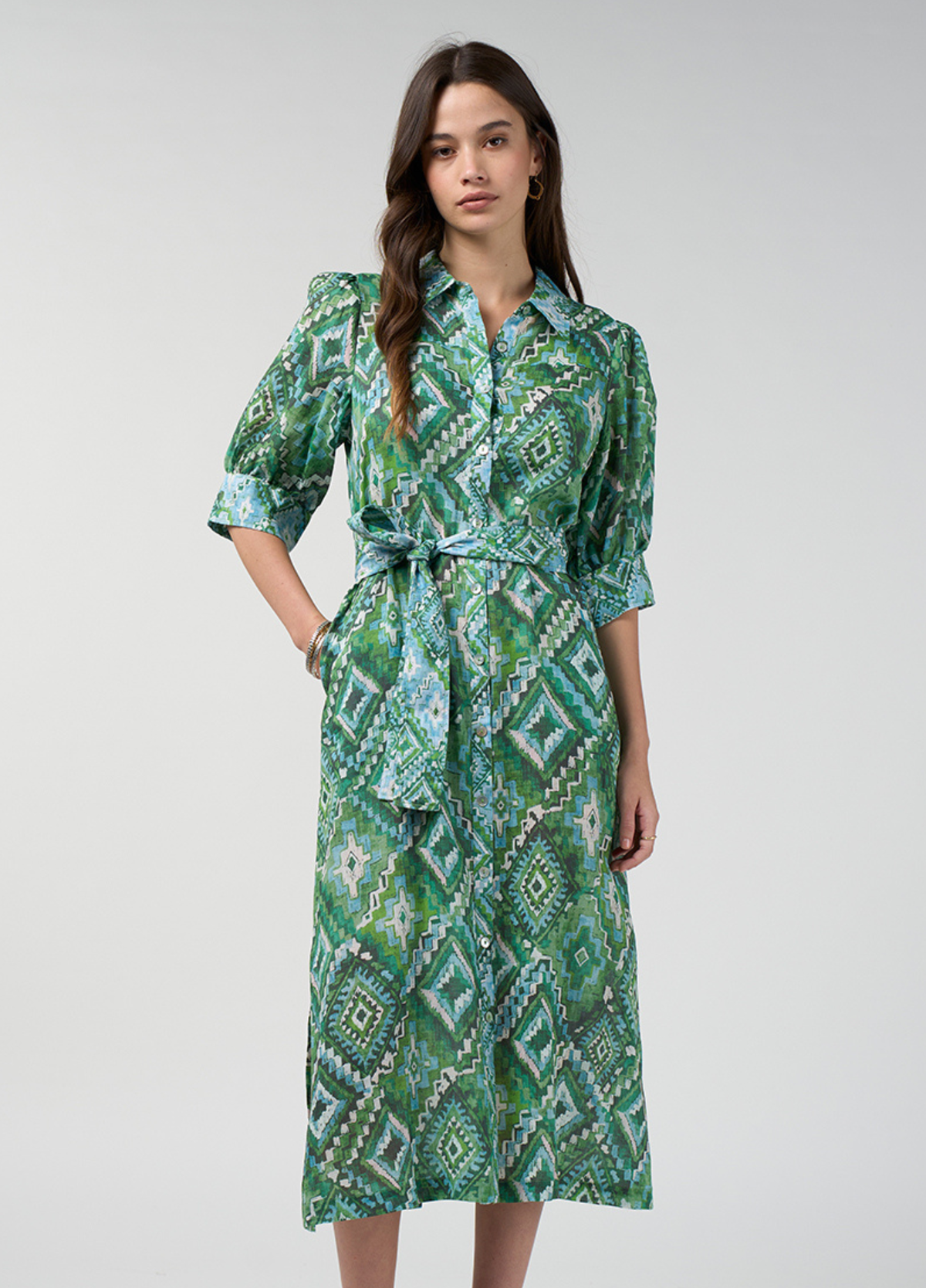 Loobie's Story Sinhala Shirt Dress Jungle