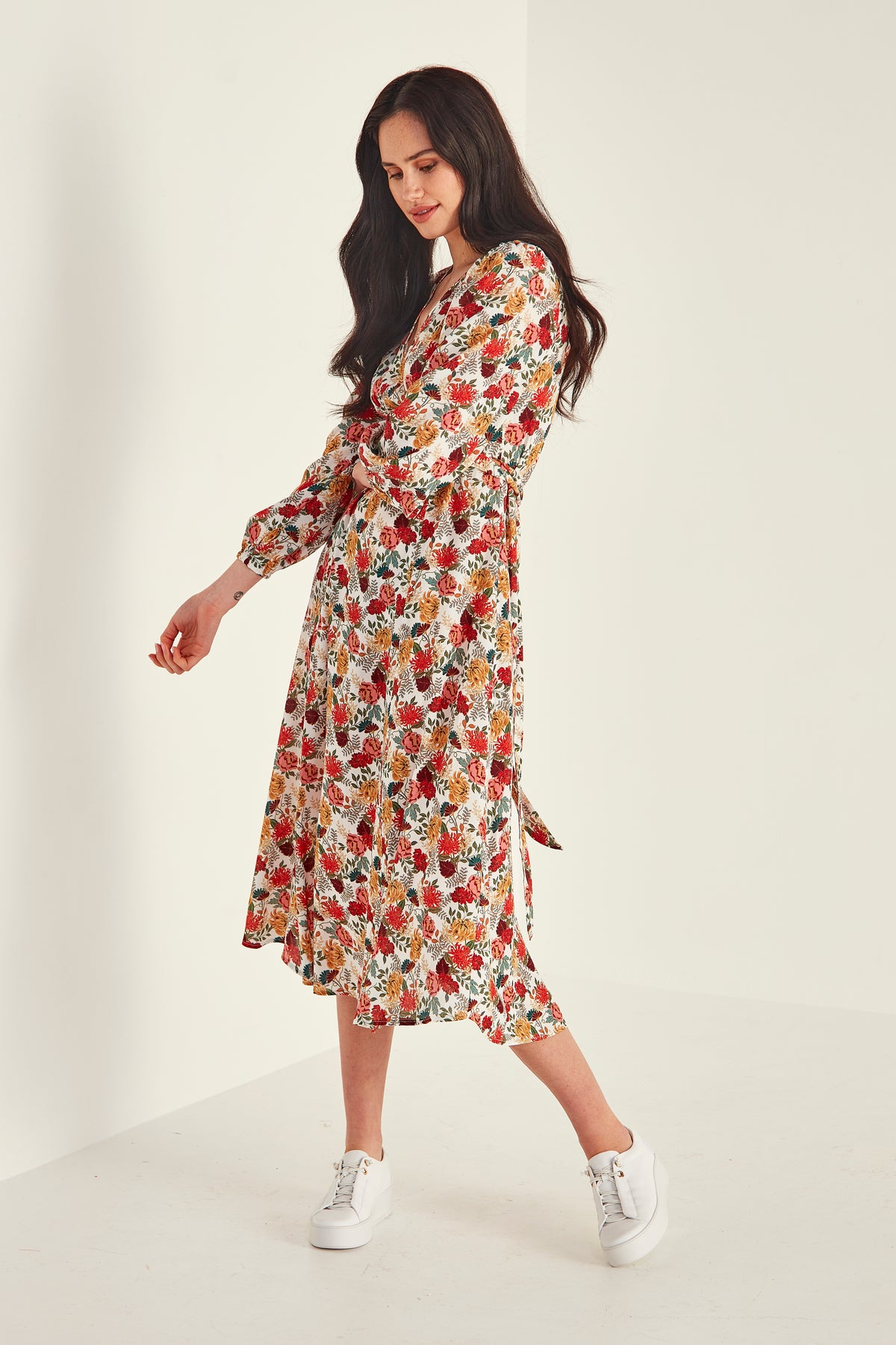 Lemon Tree Jasmin Dress - Ecru Print