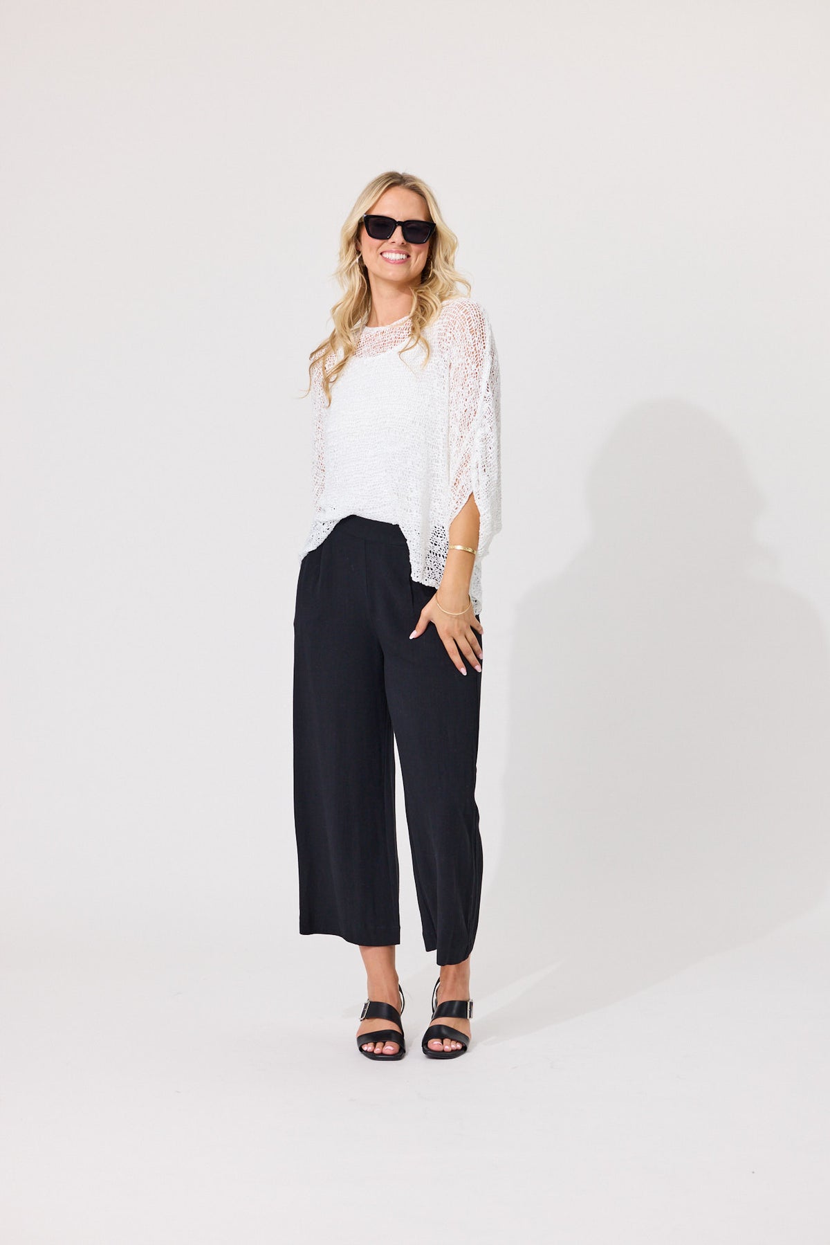 Lemon Tree Ambrose Knit + Singlet- White