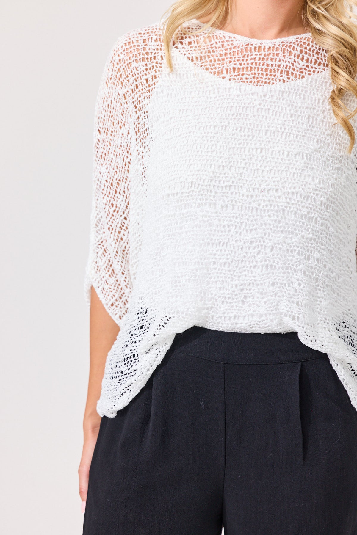 Lemon Tree Ambrose Knit + Singlet- White