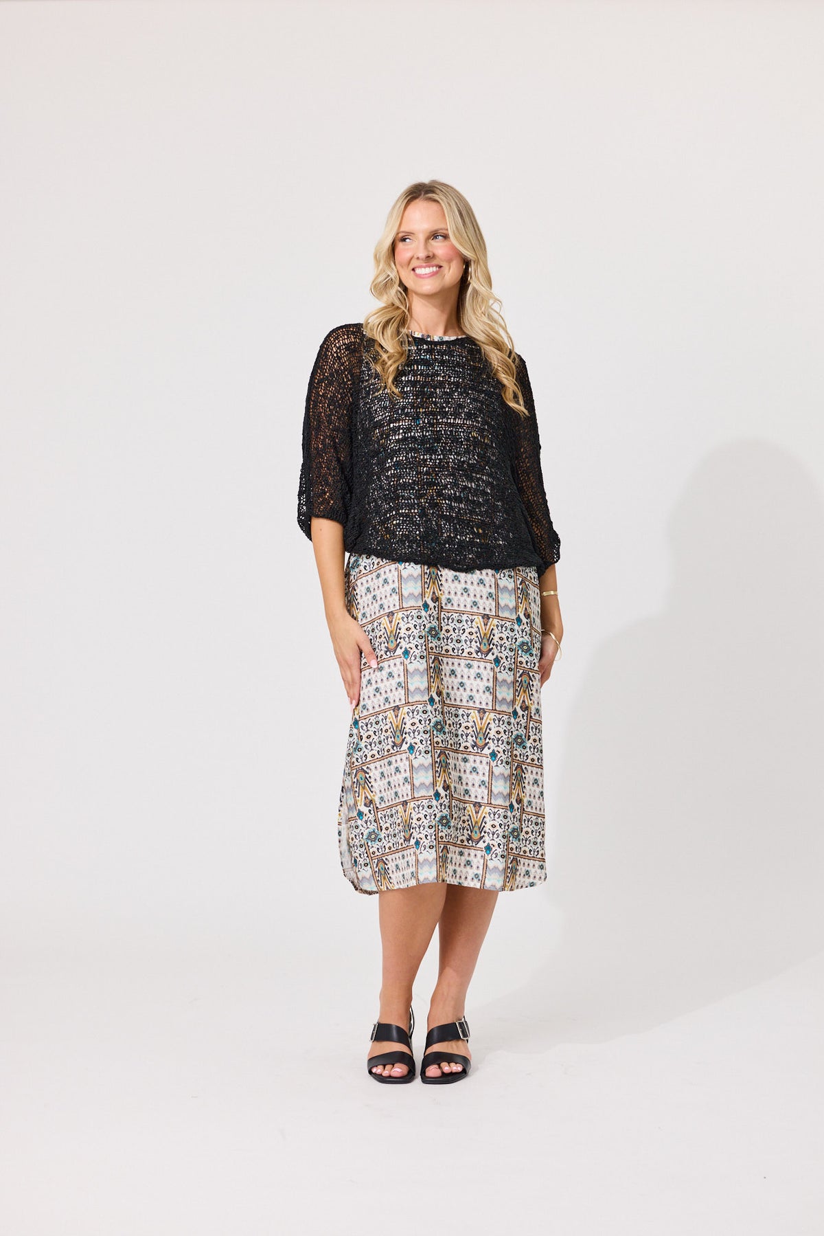 Lemon Tree Ambrose Knit + Singlet- Black
