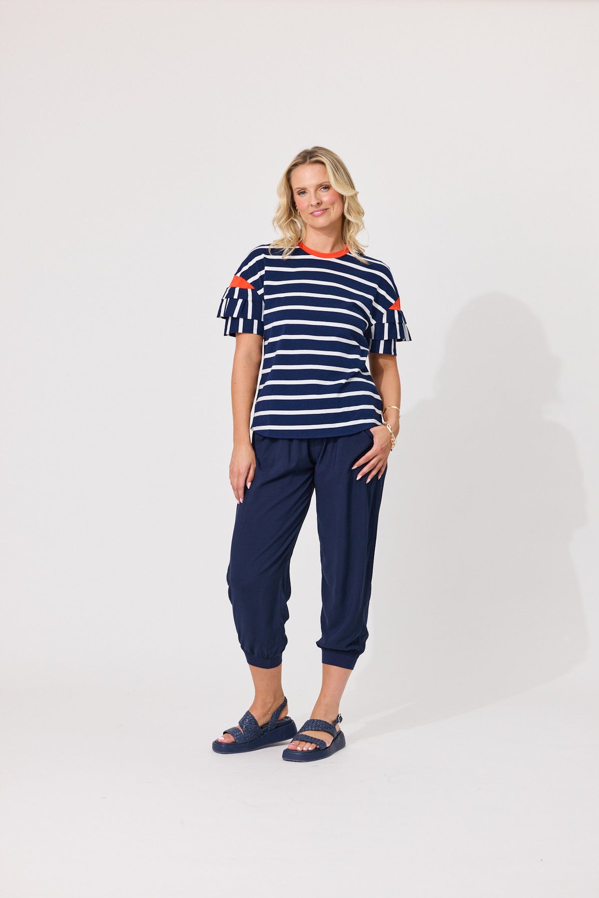 Lemon Tree Amira Pants- Navy