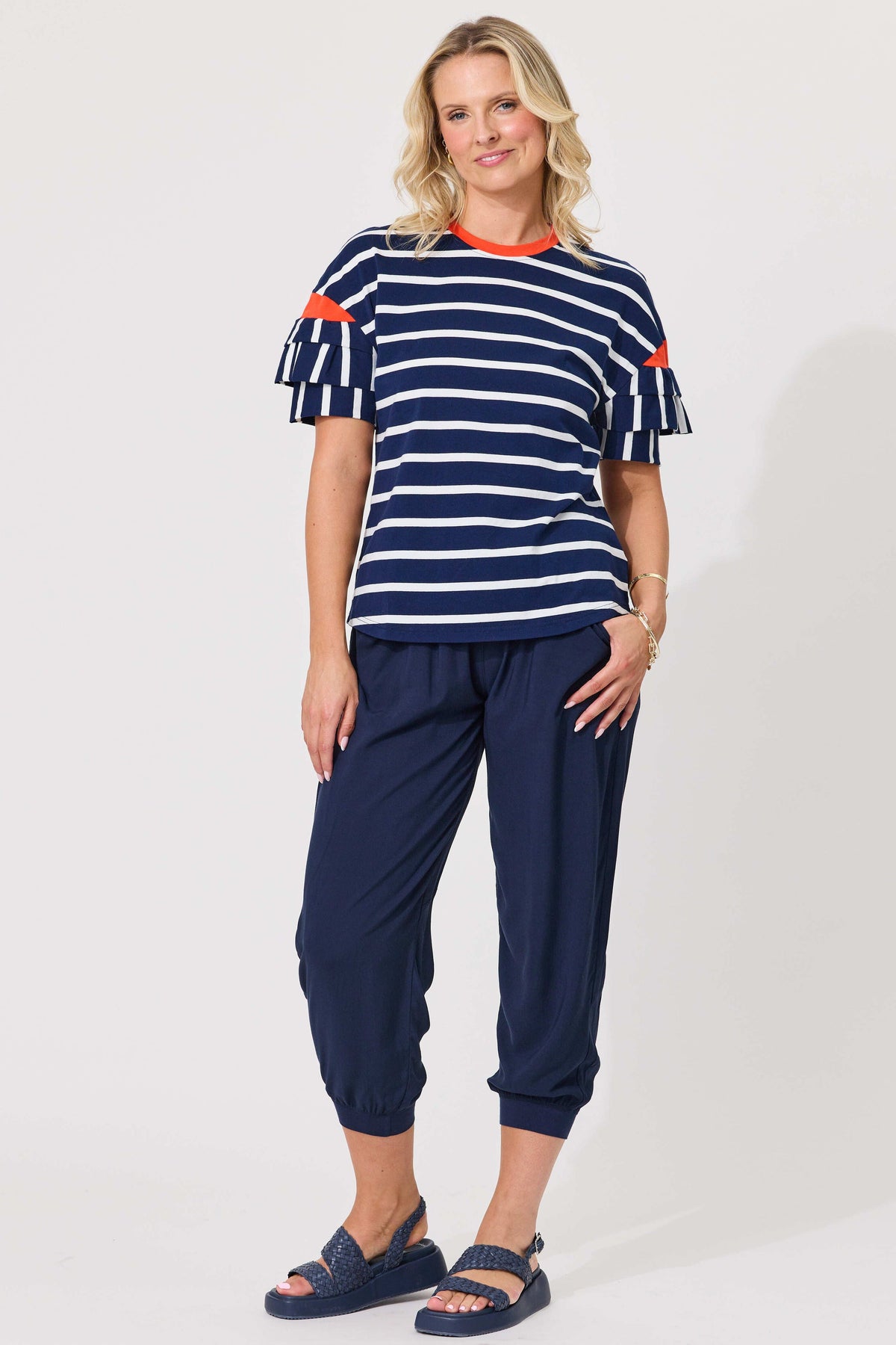 Lemon Tree Amira Pants- Navy