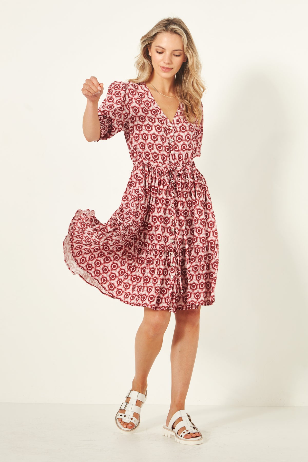 Lemon Tree Mila Dress - Magenta