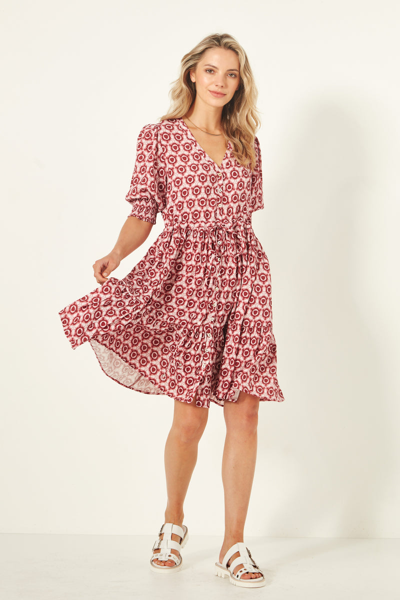 Lemon Tree Mila Dress - Magenta