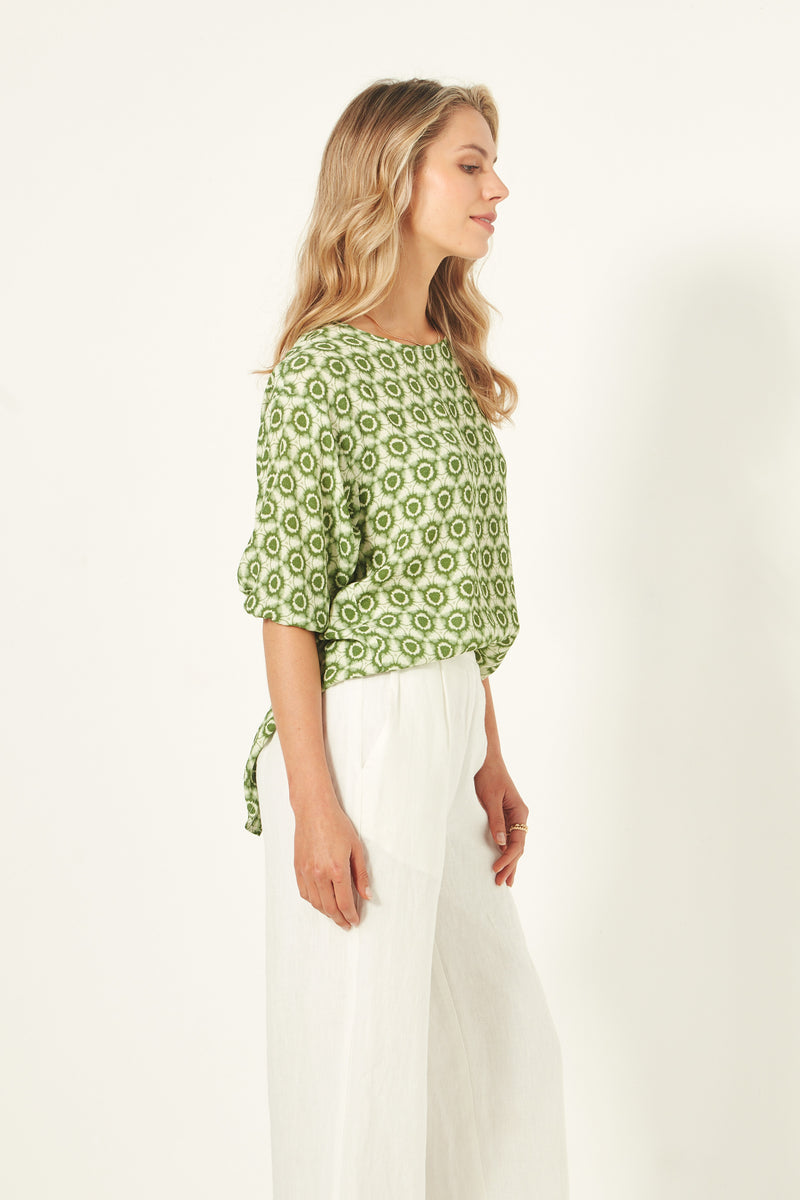 Lemon Tree Sybil Top - Green