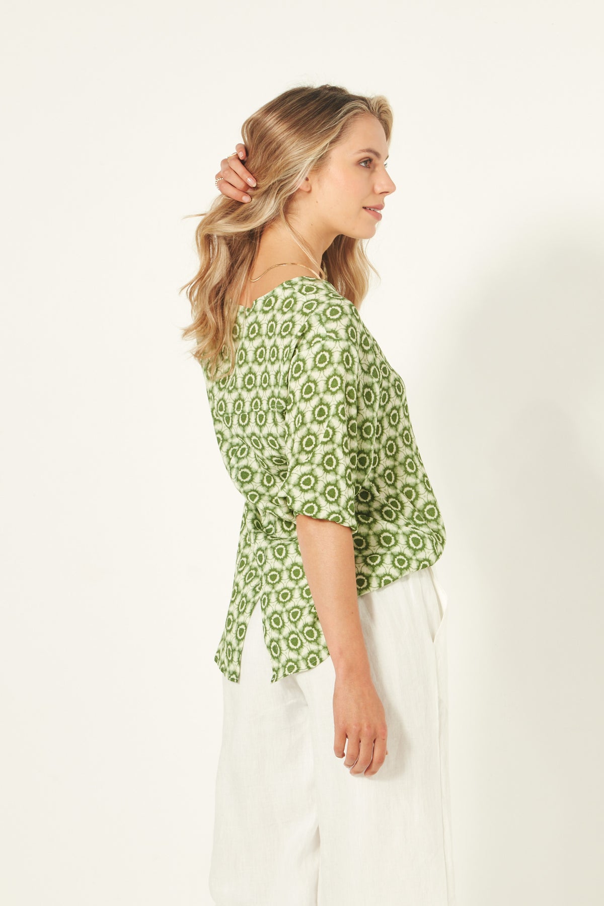 Lemon Tree Sybil Top - Green