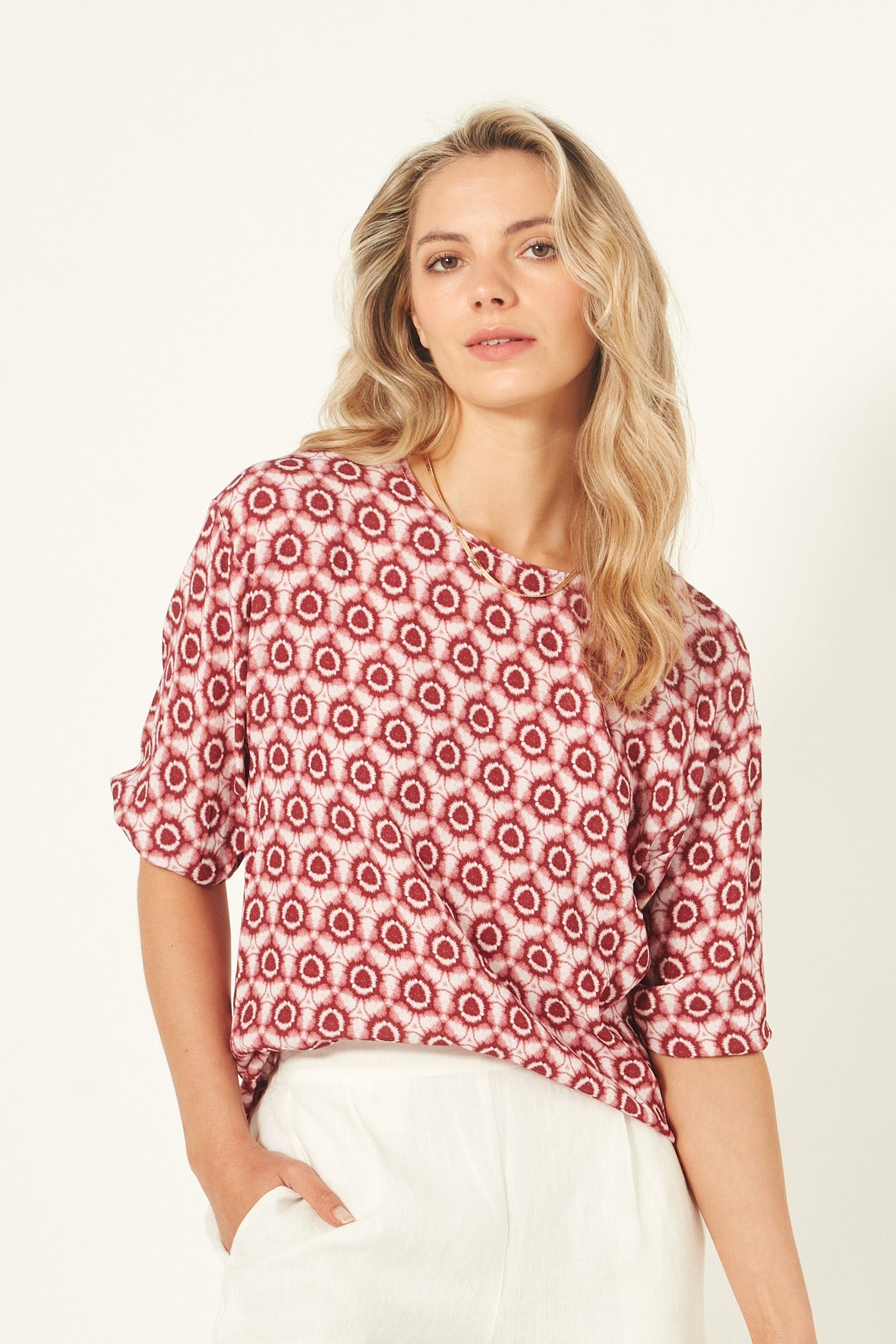 Lemon Tree Sybil Top - Magenta