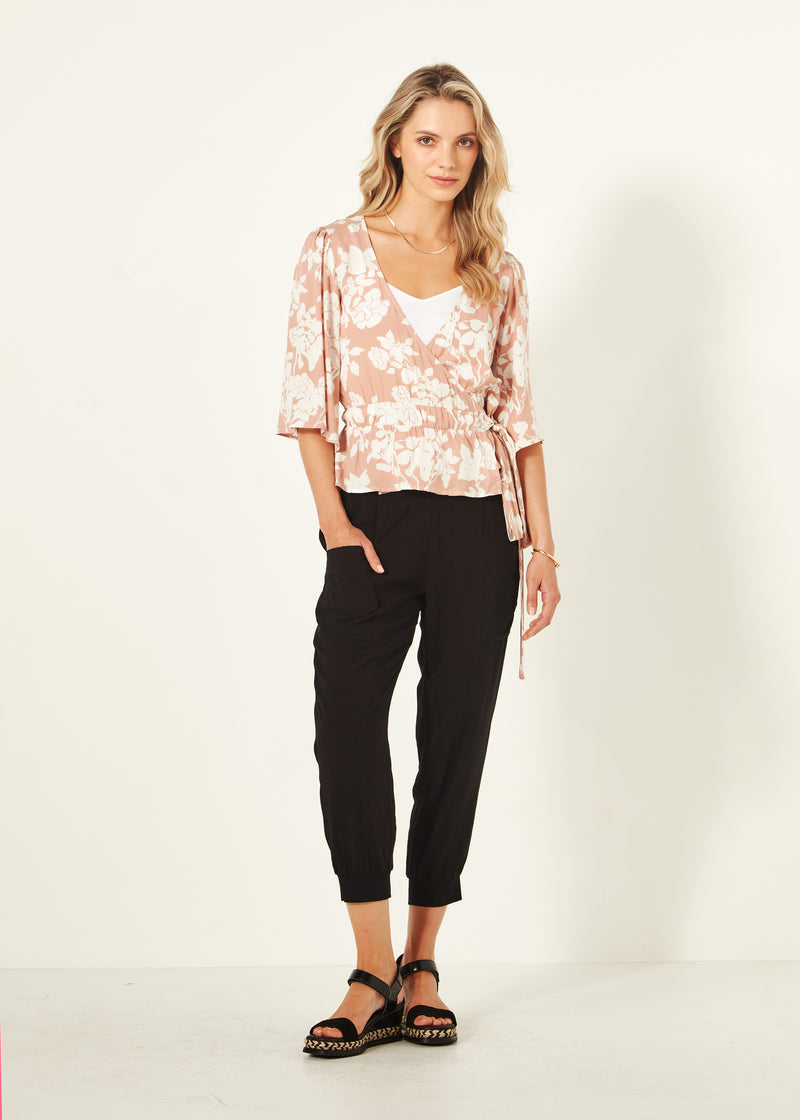 Lemon Tree Harem Pant Black