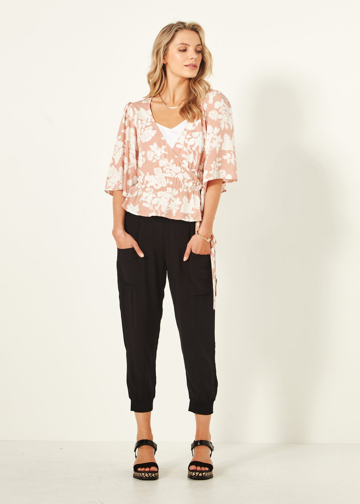 Lemon Tree Harem Pant Black