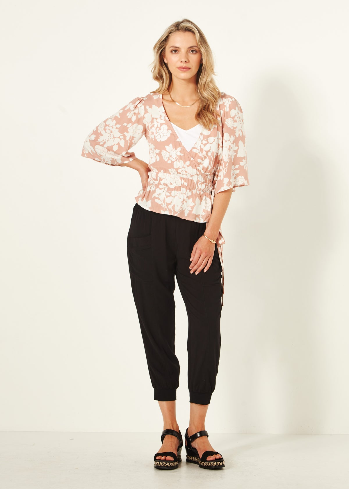 Lemon Tree Harem Pant Black